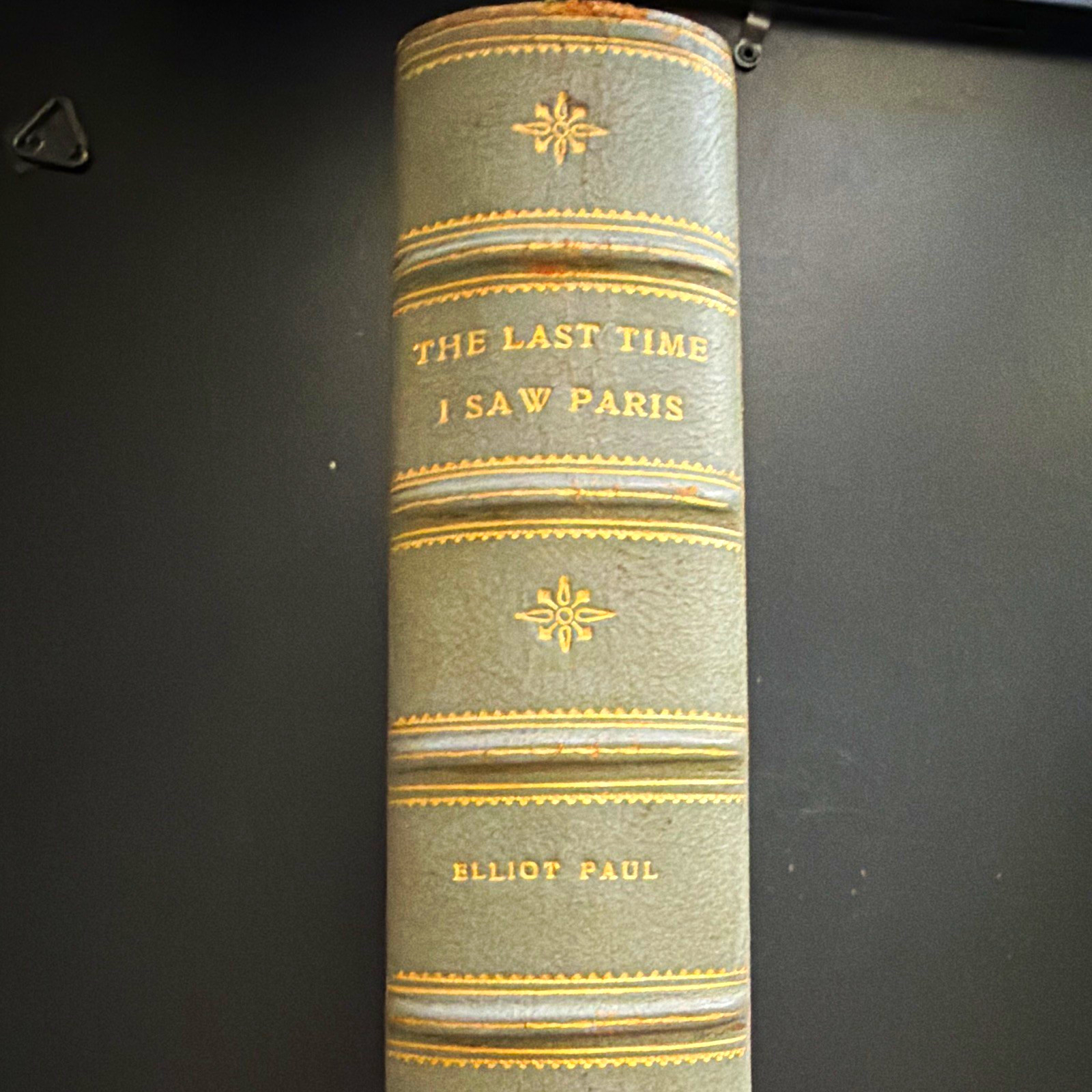 The Last Time I Saw Paris Elliot Paul 1942 Random House NY Hardcover 9th Print The Last Time I Saw Paris Elliot Paul 1942 Random House NY Hardcover 9th Print