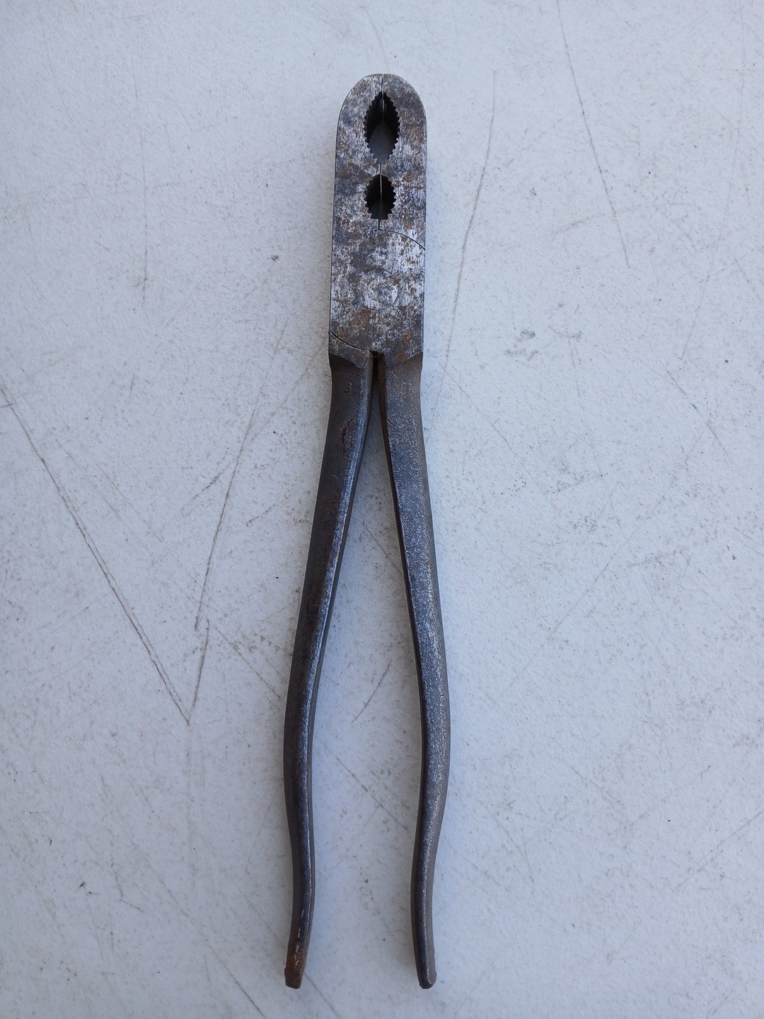 Vintage Utica 1300-10 Burner Pliers 10” Multi Jaw USA