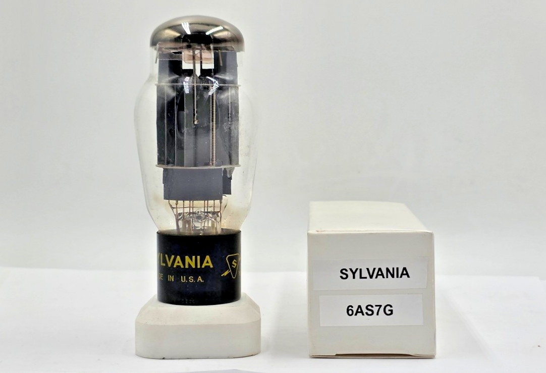 6AS7G Sylvania Balanced Tube (New Old Stock) Test NEW 5998 6AS7GA 421A 6080