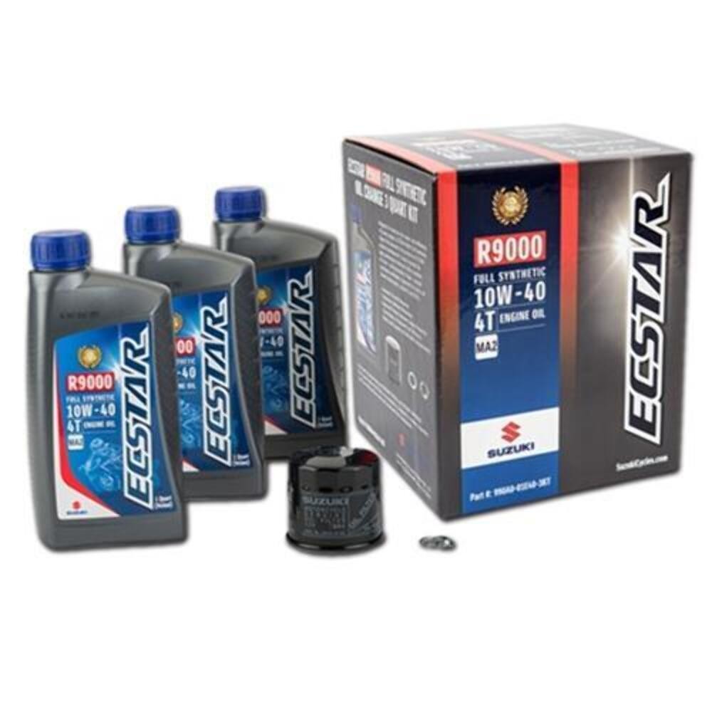 New Suzuki Ecstar R9000 Full Synthetic Oil Change Kit (3 Quart) - 990A0-01E40-3K