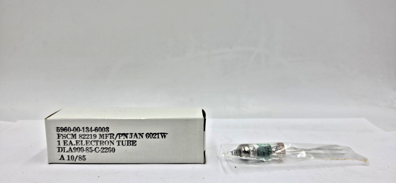 6021W  Matched Date Code JAN Subminiature Tube (New Old Stock) Test NEW