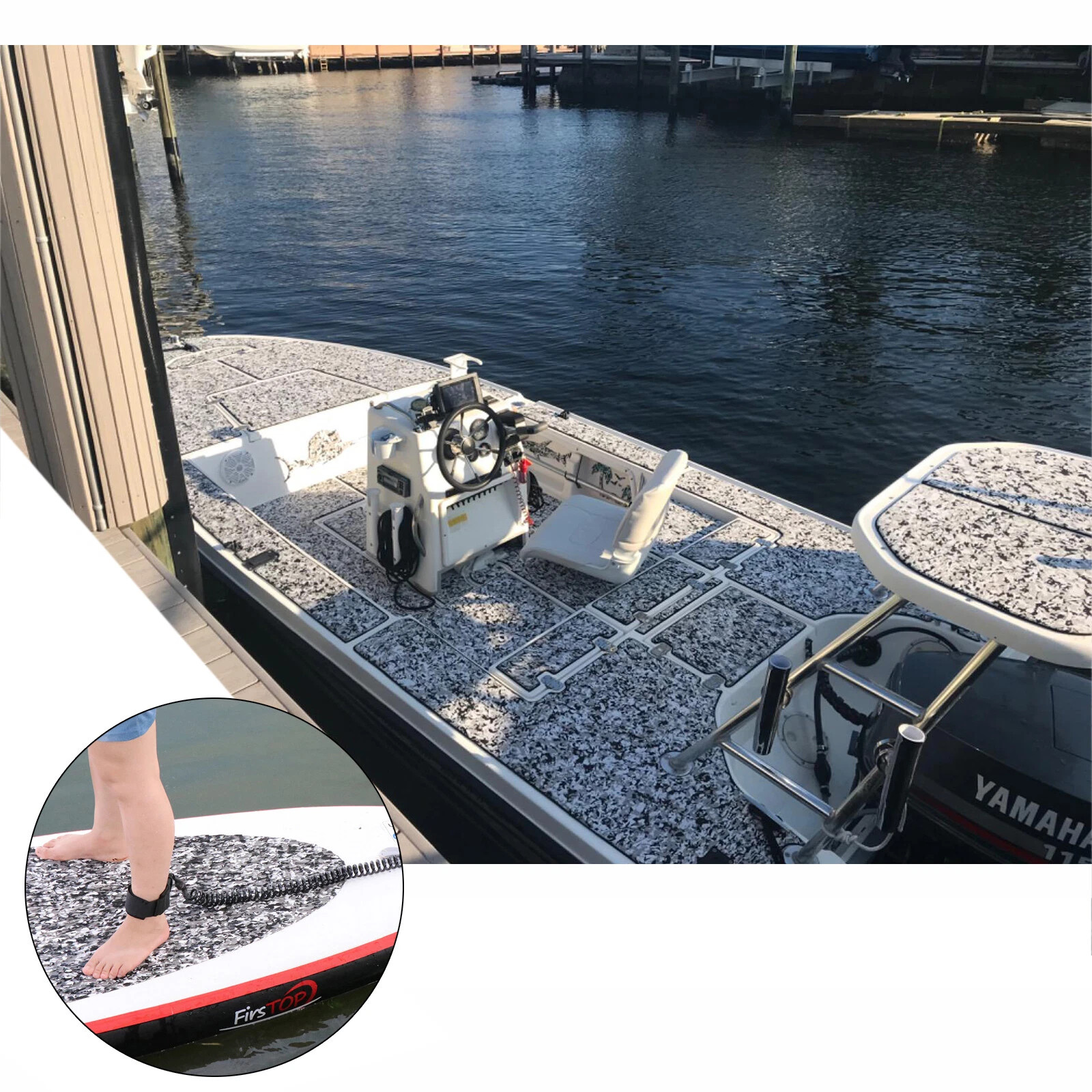 Camouflage Marine Flooring for Boats Pontoon EVA Foam Decking Shock Absorption