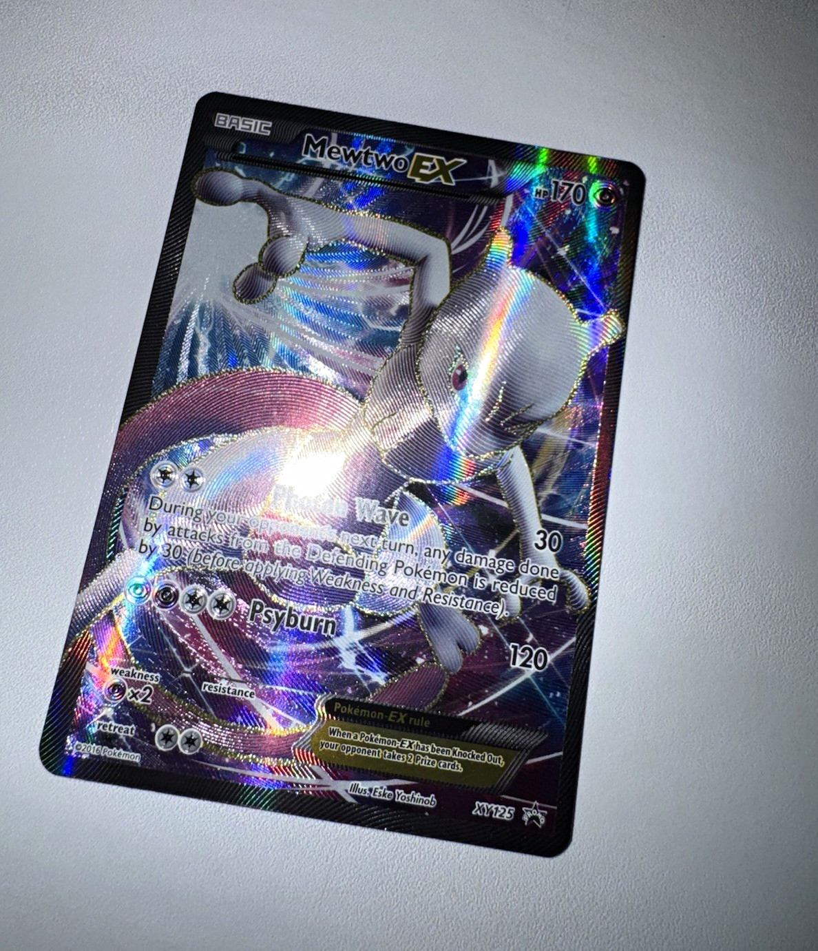 Mewtwo EX XY125 Black Star Promo