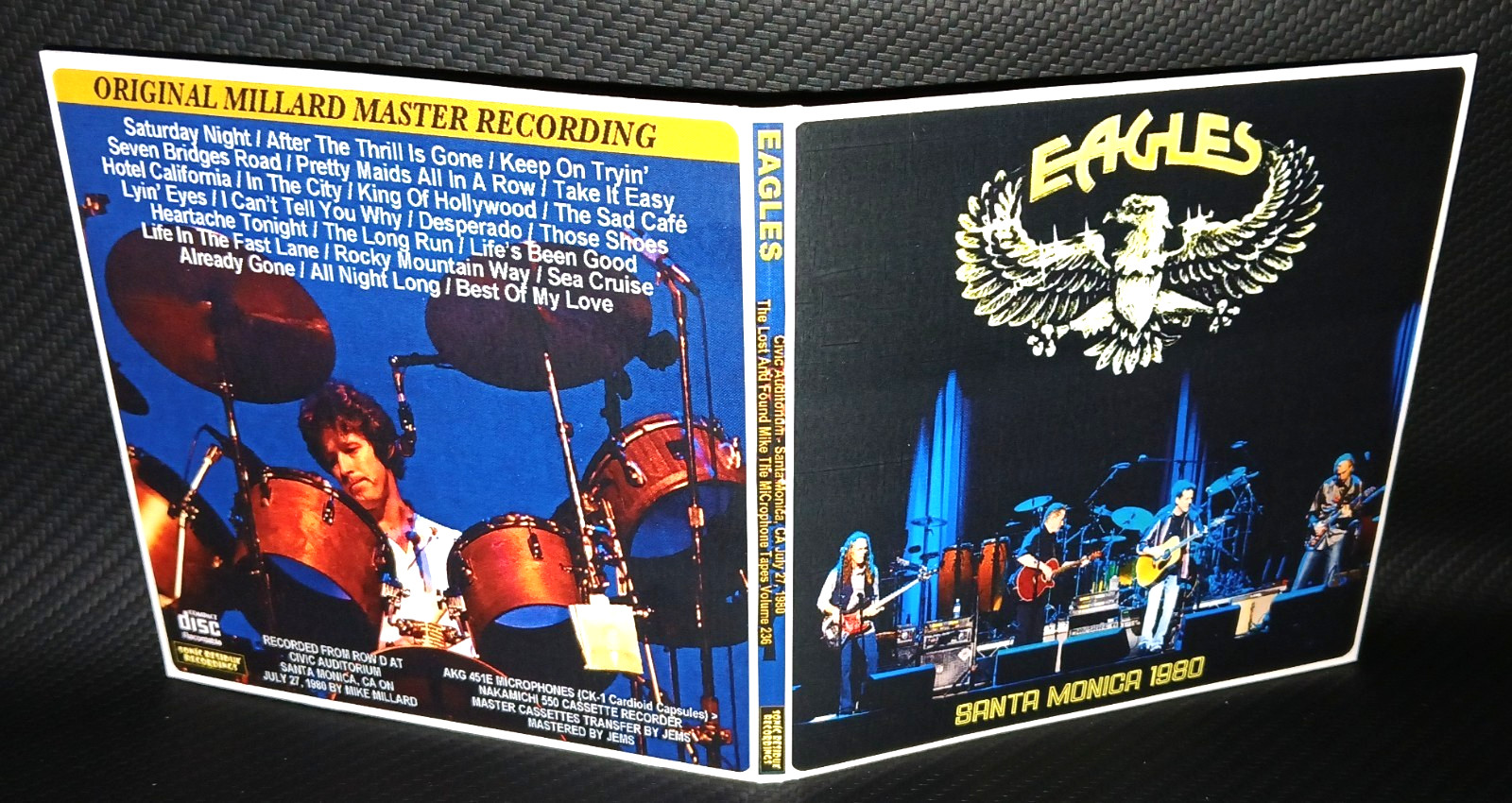 The Eagles Santa Monica 1980 Gate Fold 2CD Package NEW
