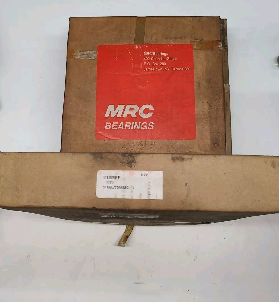 NOS MRC 318MFF 318 ZZ 318WDD Shielded BEARINGS 90x190x43 Made In USA NOS MRC 318MFF 318 ZZ 318WDD Shielded BEARINGS 90x190x43 Made In USA