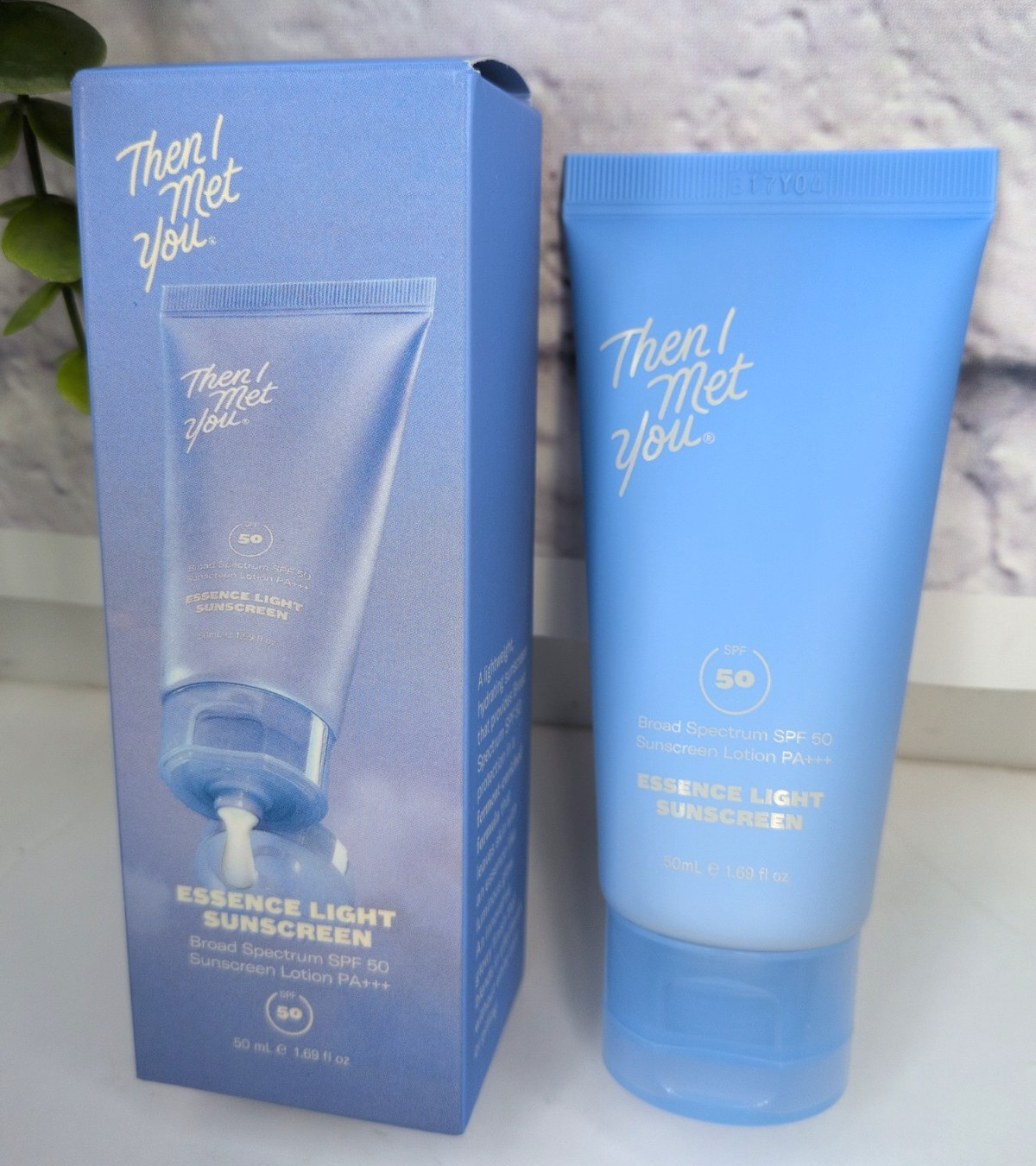 BNIB 50ml/1.69oz😍THEN I MET YOU Essence Light Sunscreen SPF 50 EXP 02/2027
