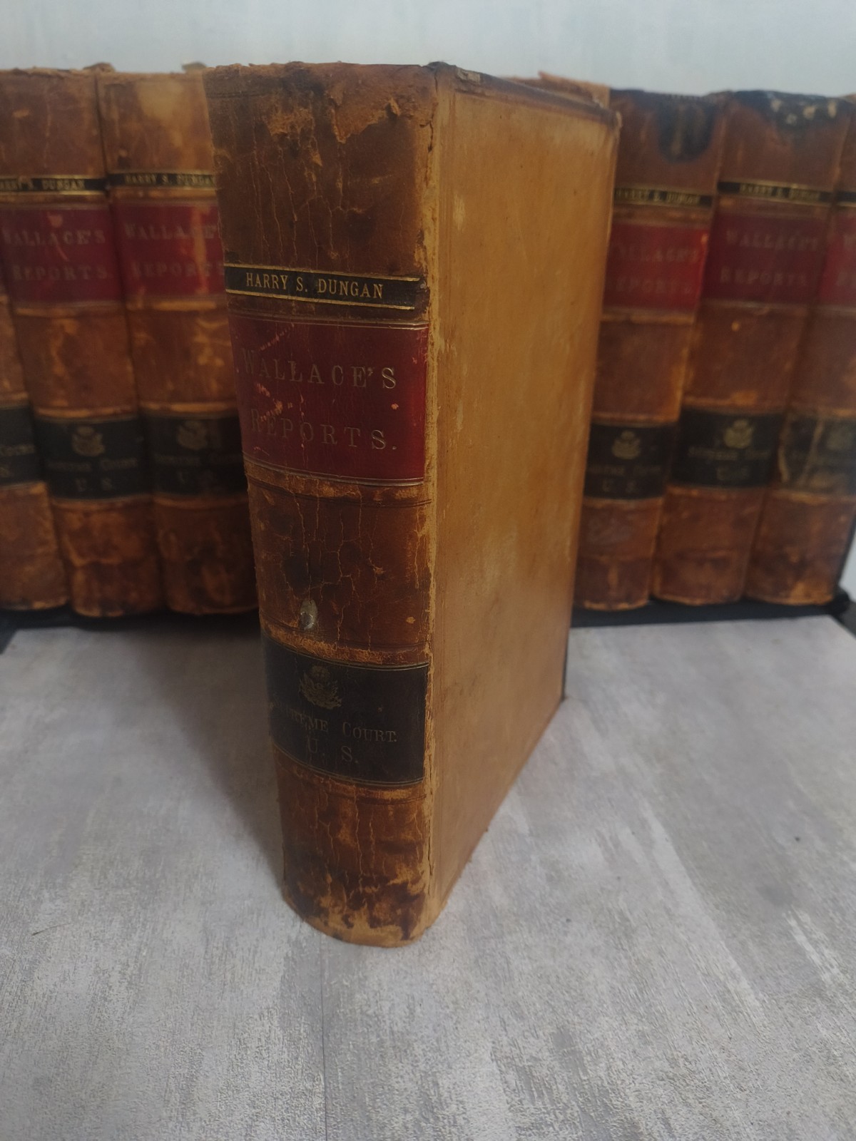 Antique VOL. 14 Law Book John Wallace Report & Decision Supreme Court U.S. Antique VOL. 14 Law Book John Wallace Report & Decision Supreme Court U.S.