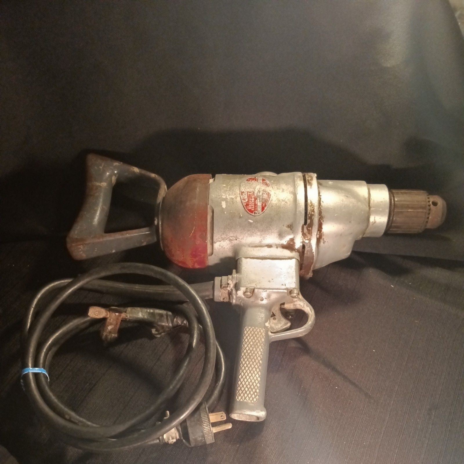 Vtg Van Doran Heavy Duty Electric  Drill 1/2 In  Keyed Chuck 115V , 5 Amp