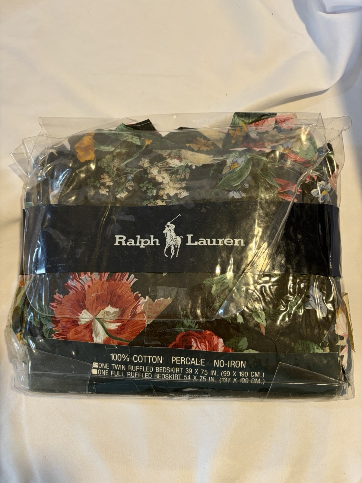 VTG 1984 Ralph Lauren Isadora Twin Ruffled Bed Skirt 39\ VTG 1984 Ralph Lauren Isadora Twin Ruffled Bed Skirt 39\