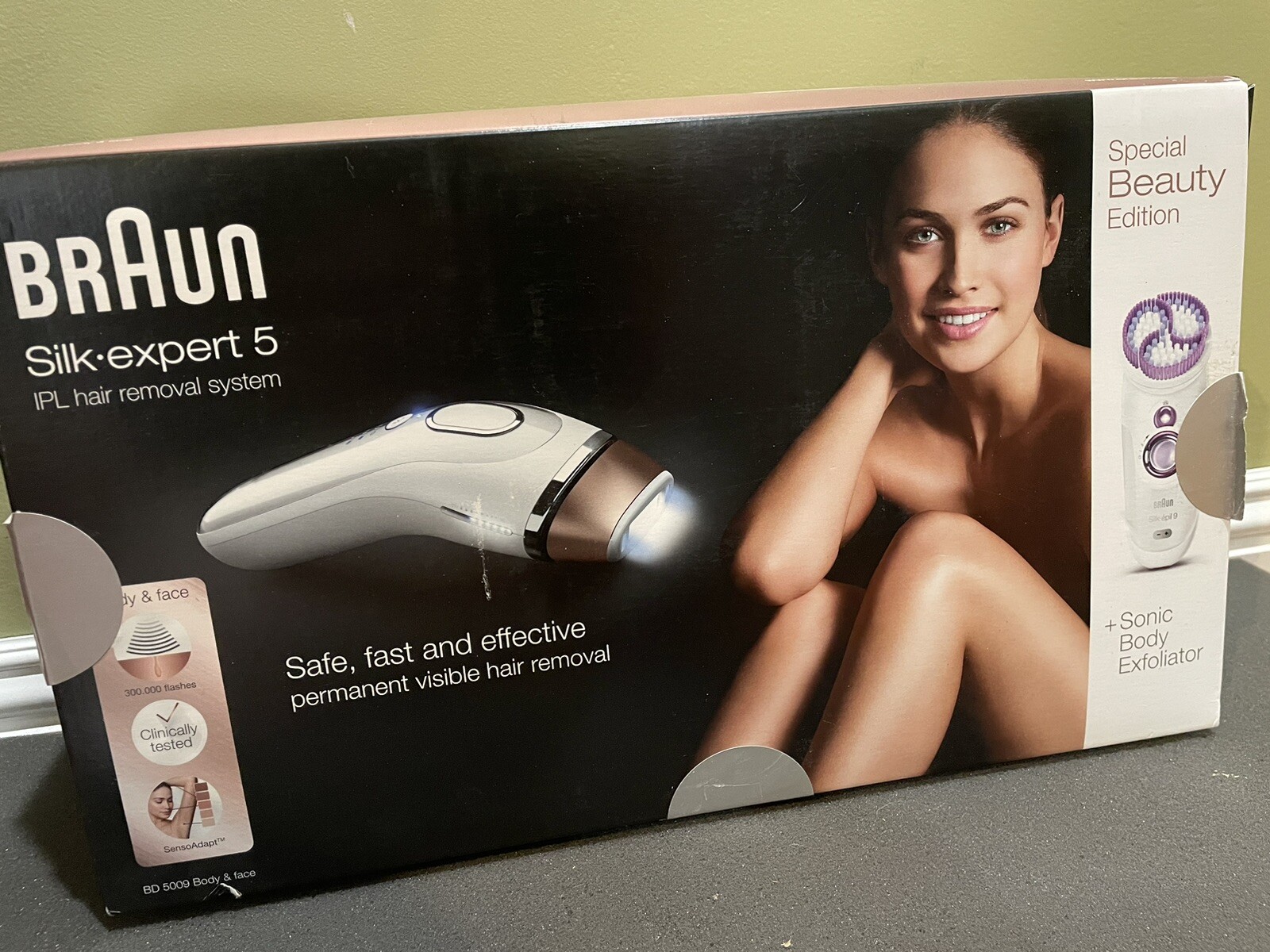 Braun Silk-expert IPL BD5009 Permanent Hair Removal for Body and Face