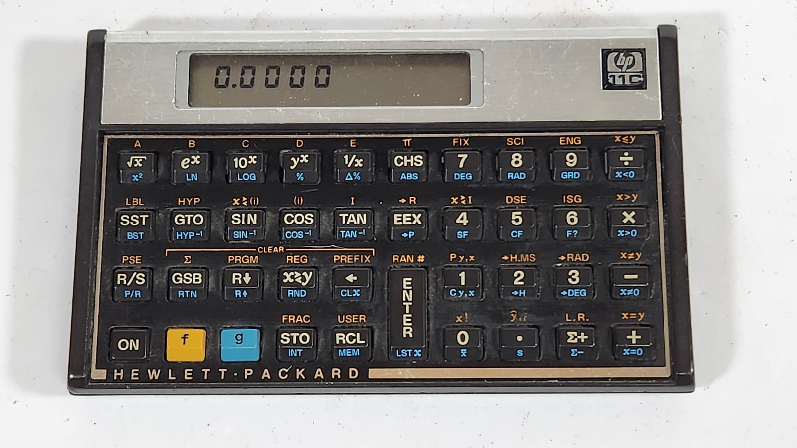 Vintage Hewlett Packard HP 11C Scientific Calculator Tested Working No Pouch