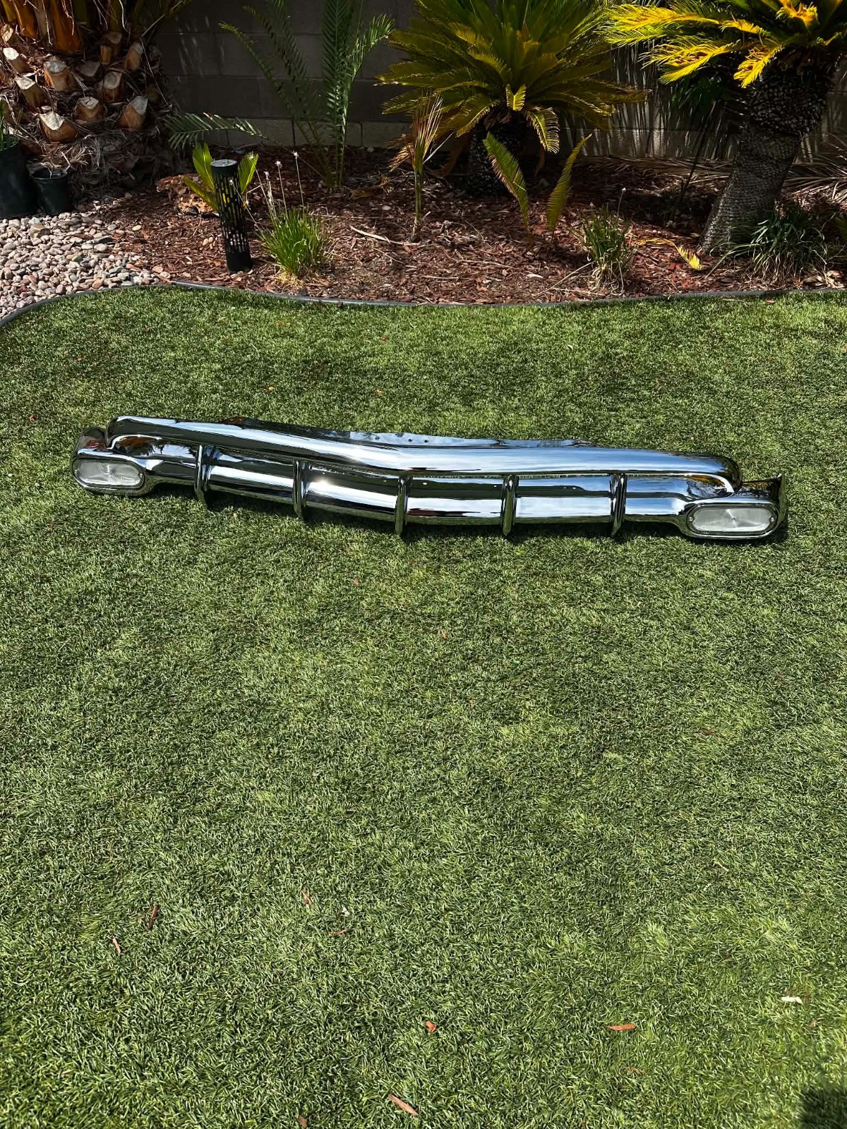 OEM 1954 Chevy bel air front grill rechromed with parking lights OEM 1954 Chevy bel air front grill rechromed with parking lights