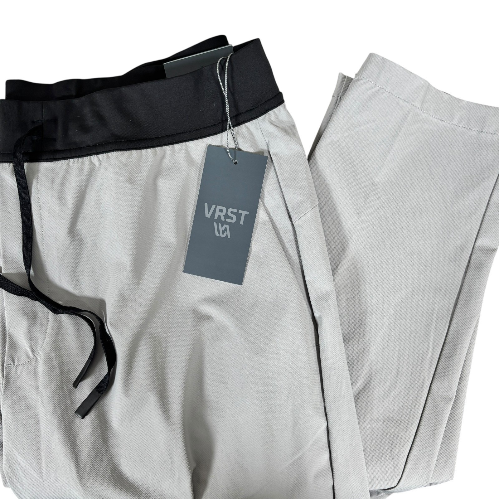 NEW VRST Elevate Performance Pant Slim Fit Men L Silver Shadow Nylon Stretch $78 NEW VRST Elevate Performance Pant Slim Fit Men L Silver Shadow Nylon Stretch $78