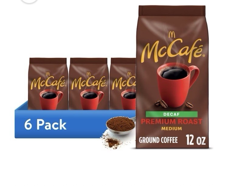 McCafe Premium Decaf Roast Ground Coffee 6 Bags McCafe Premium Decaf Roast Ground Coffee 6 Bags