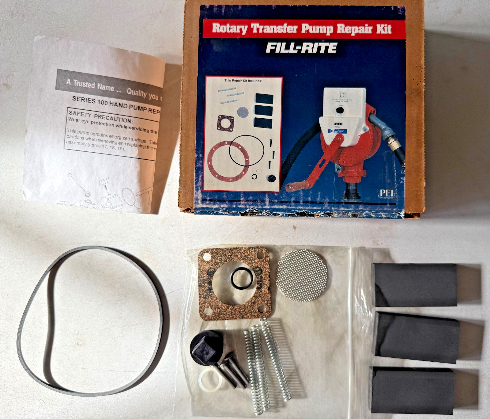 Fill-Rite 100KTF1214 Rotary Hand Pump Rebuild Repair Kit FR100 Open Box
