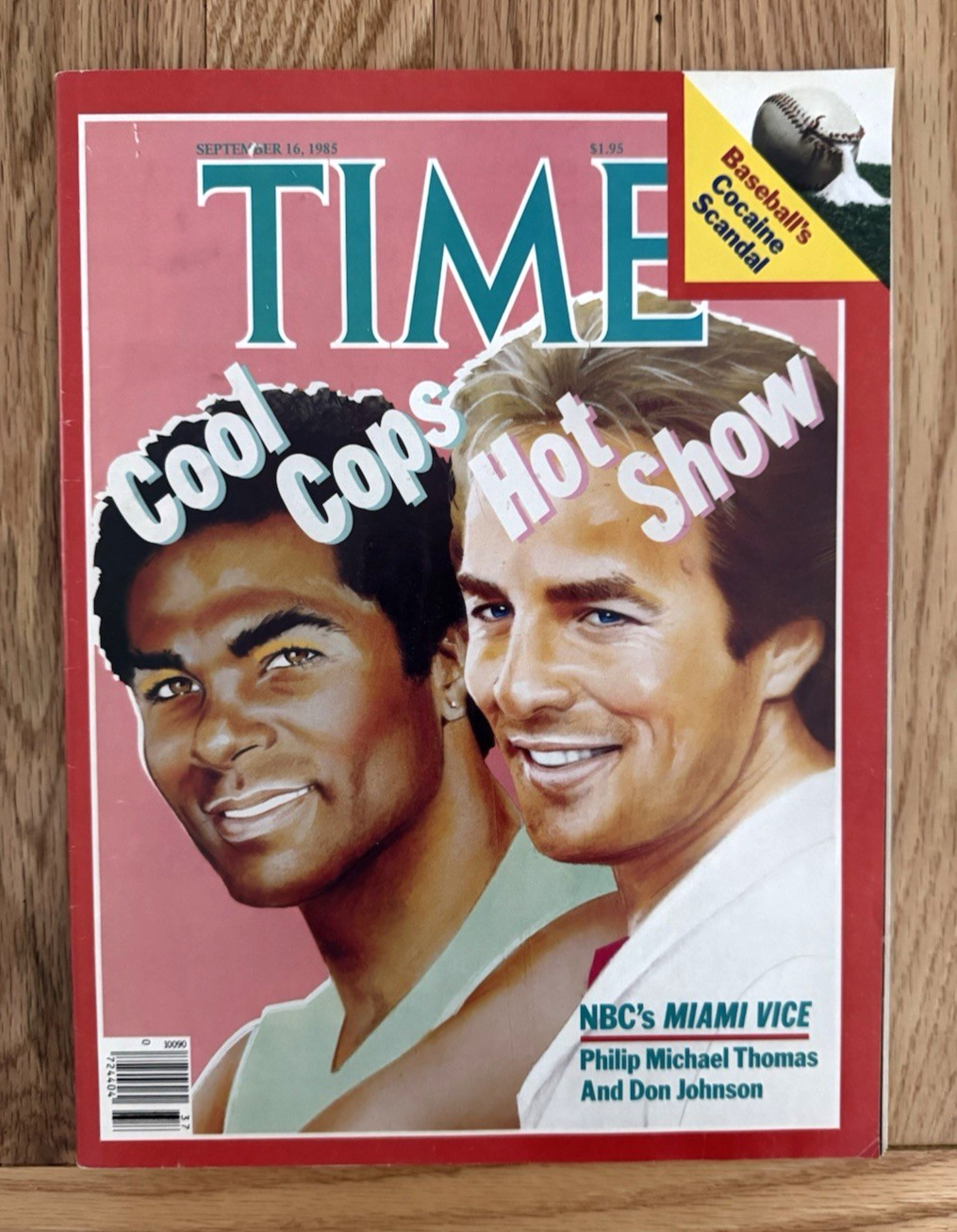 Pristine Vintage 1985 TIME Magazine Miami Vice Don Johnson on the Cover
