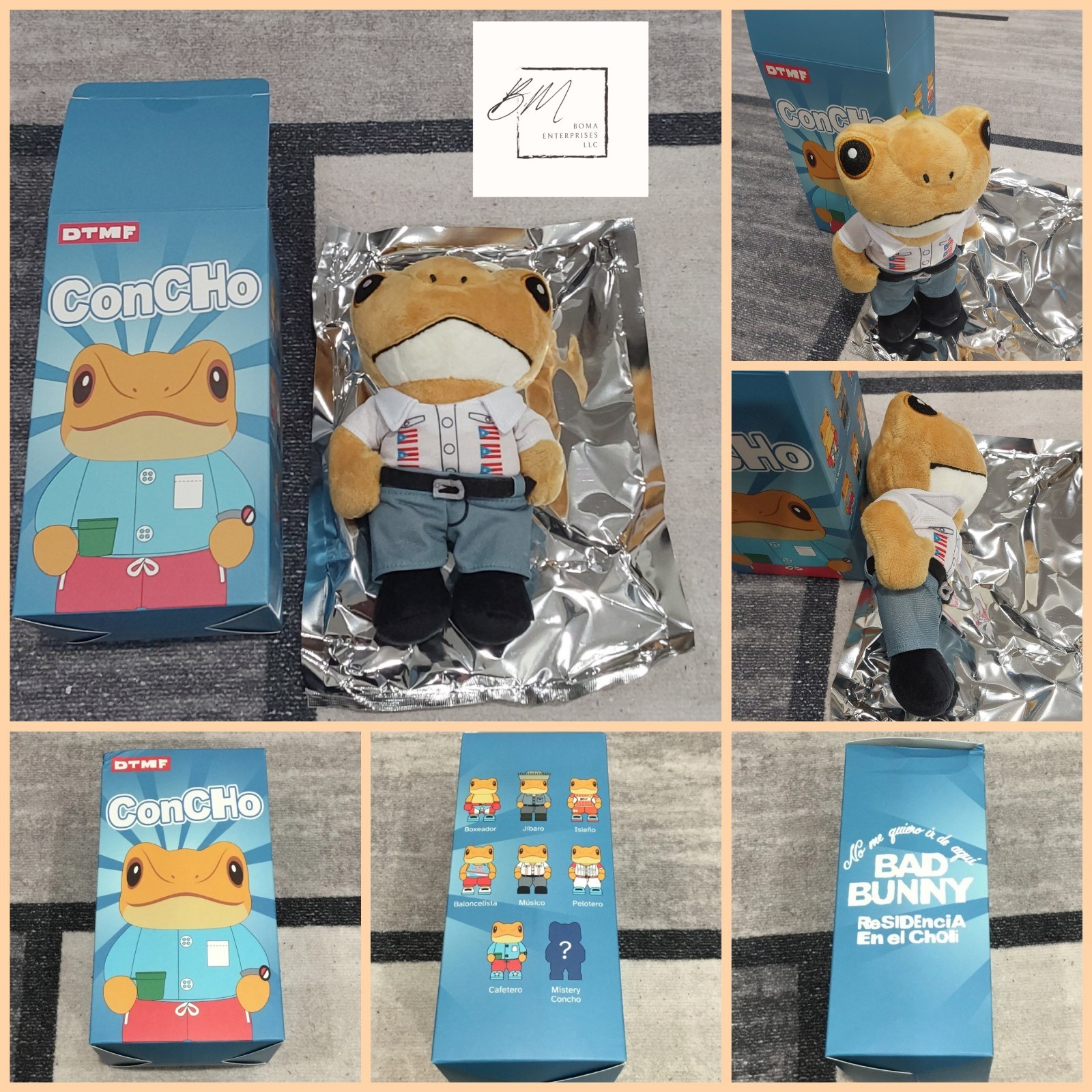 El Sapo Concho Bad Bunny MUSICO Plush Keychain LE NEW IN HAND ** A El Sapo Concho Bad Bunny MUSICO Plush Keychain LE NEW IN HAND ** A