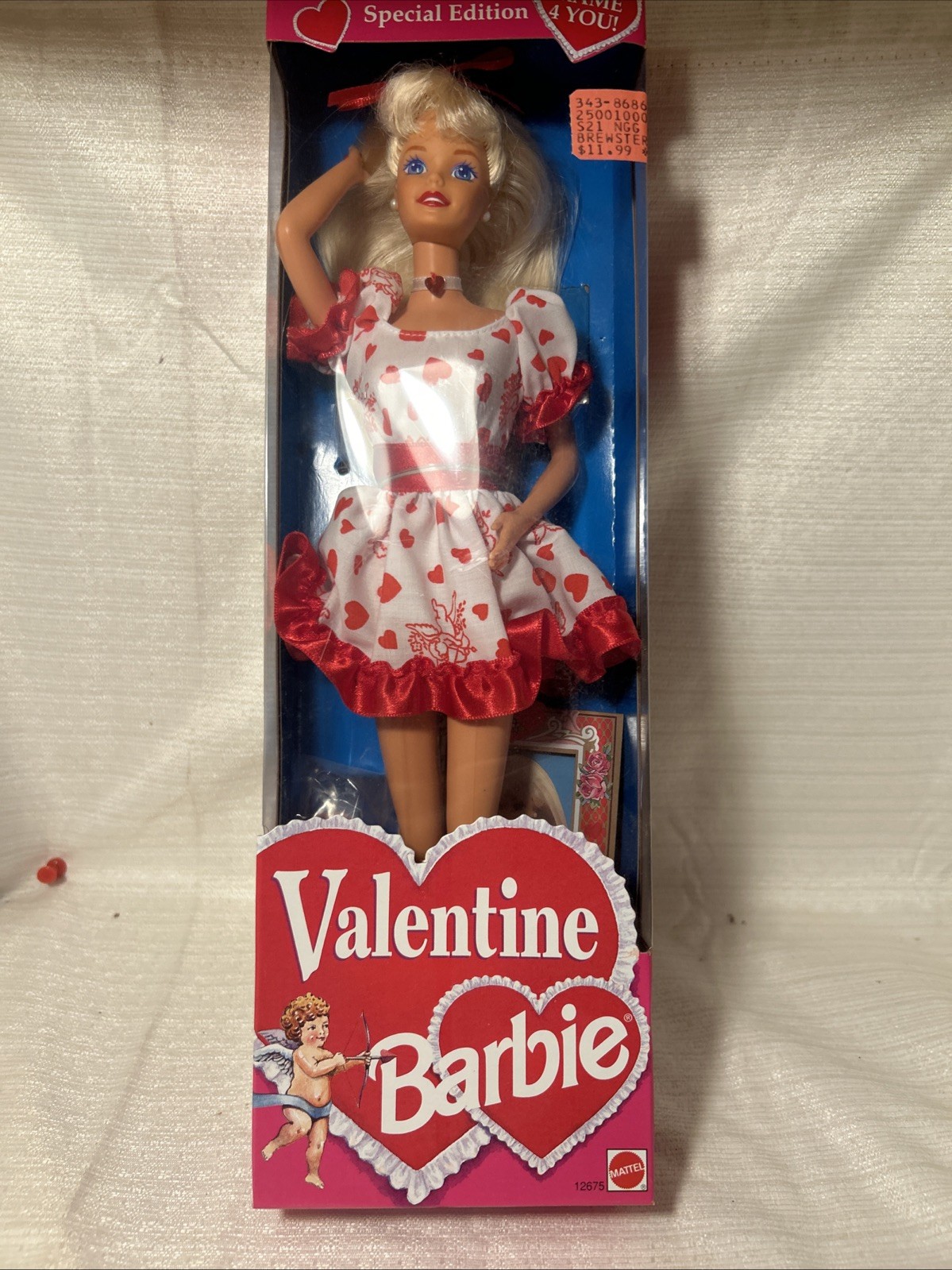 1994 Mattel Valentine Barbie #12675 Special Edition NRFB