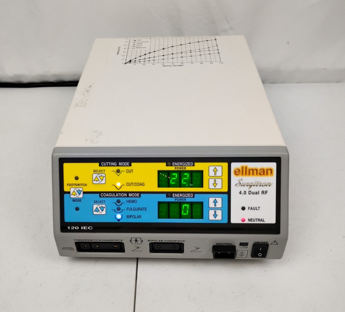 Ellman Surgitron 4.0 Dual RF 120 IEC Ellman Surgitron 4.0 Dual RF 120 IEC