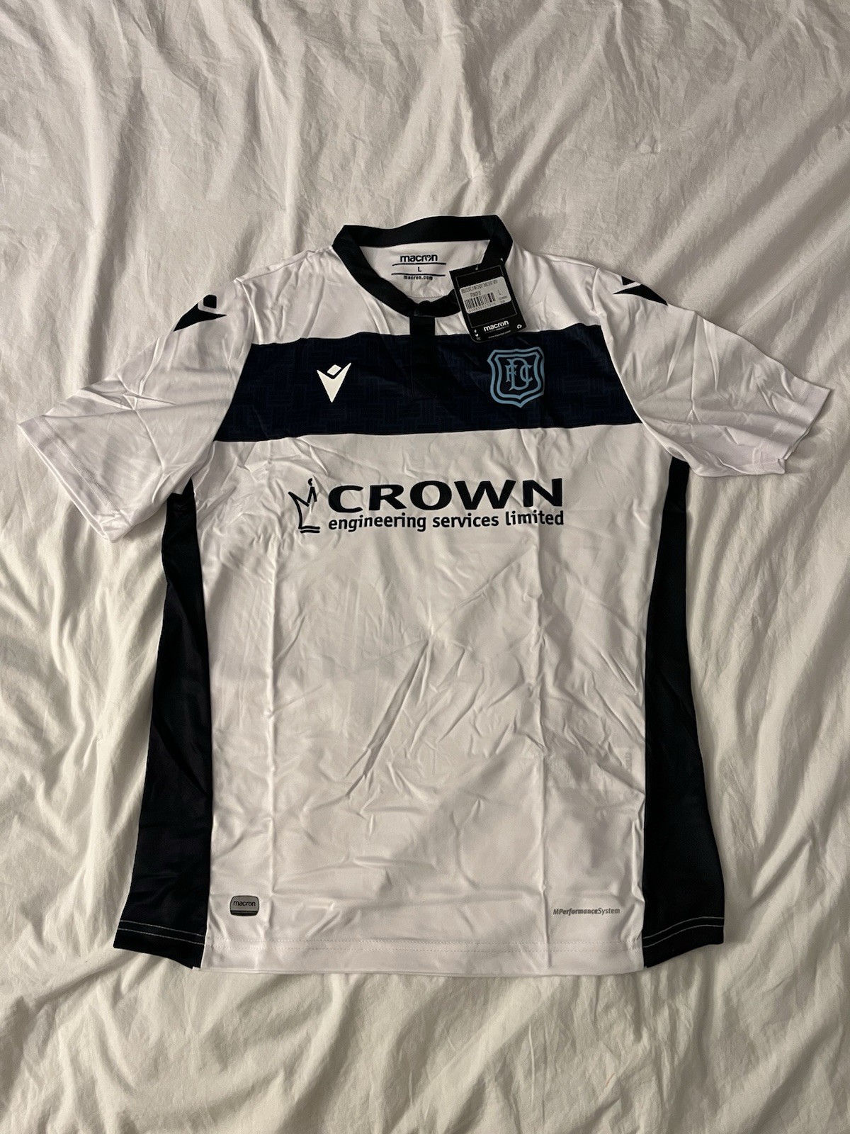 Macron Dundee FC Scotland Away Jersey Shirt Kit Authentic BNWT