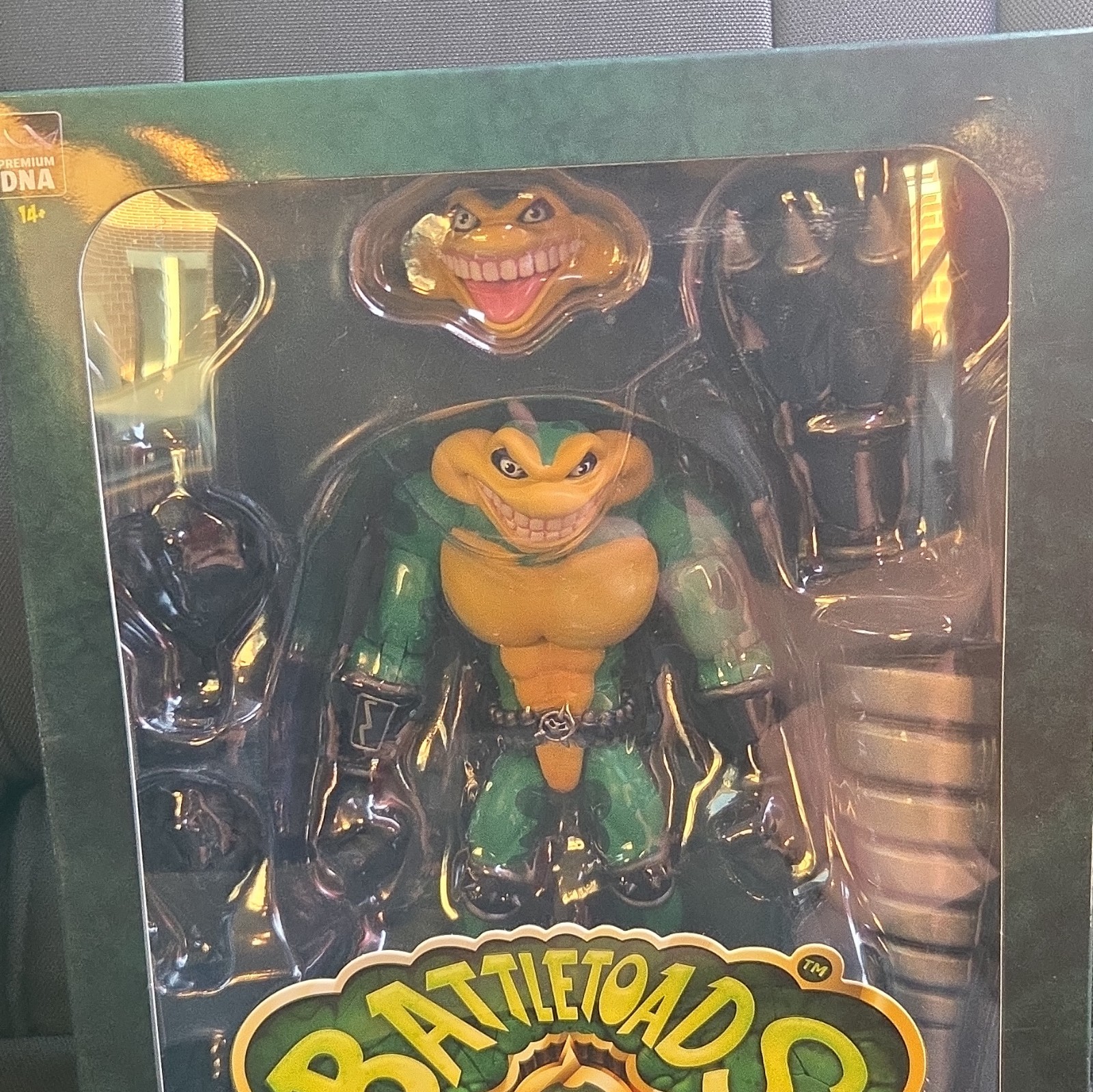 Premium DNA Battletoads Zitz Action Figure w/ Alt Head, Drill, Weapon Age 14+ Premium DNA Battletoads Zitz Action Figure w/ Alt Head, Drill, Weapon Age 14+