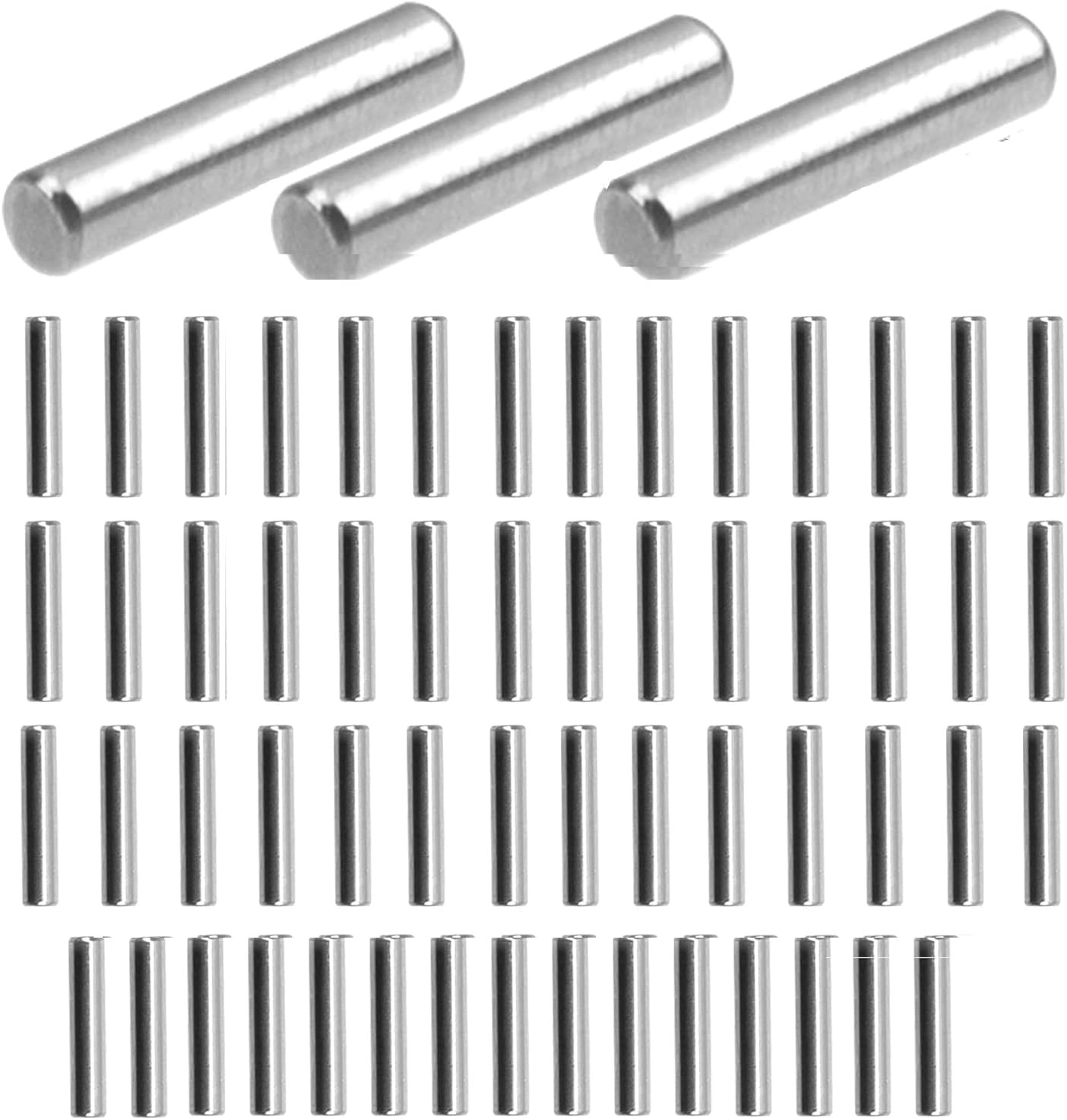 60pcs 2X10mm Dowel Pin Wheel Hex Pins Compatible with HSP Redcat Wltoys Traxxas