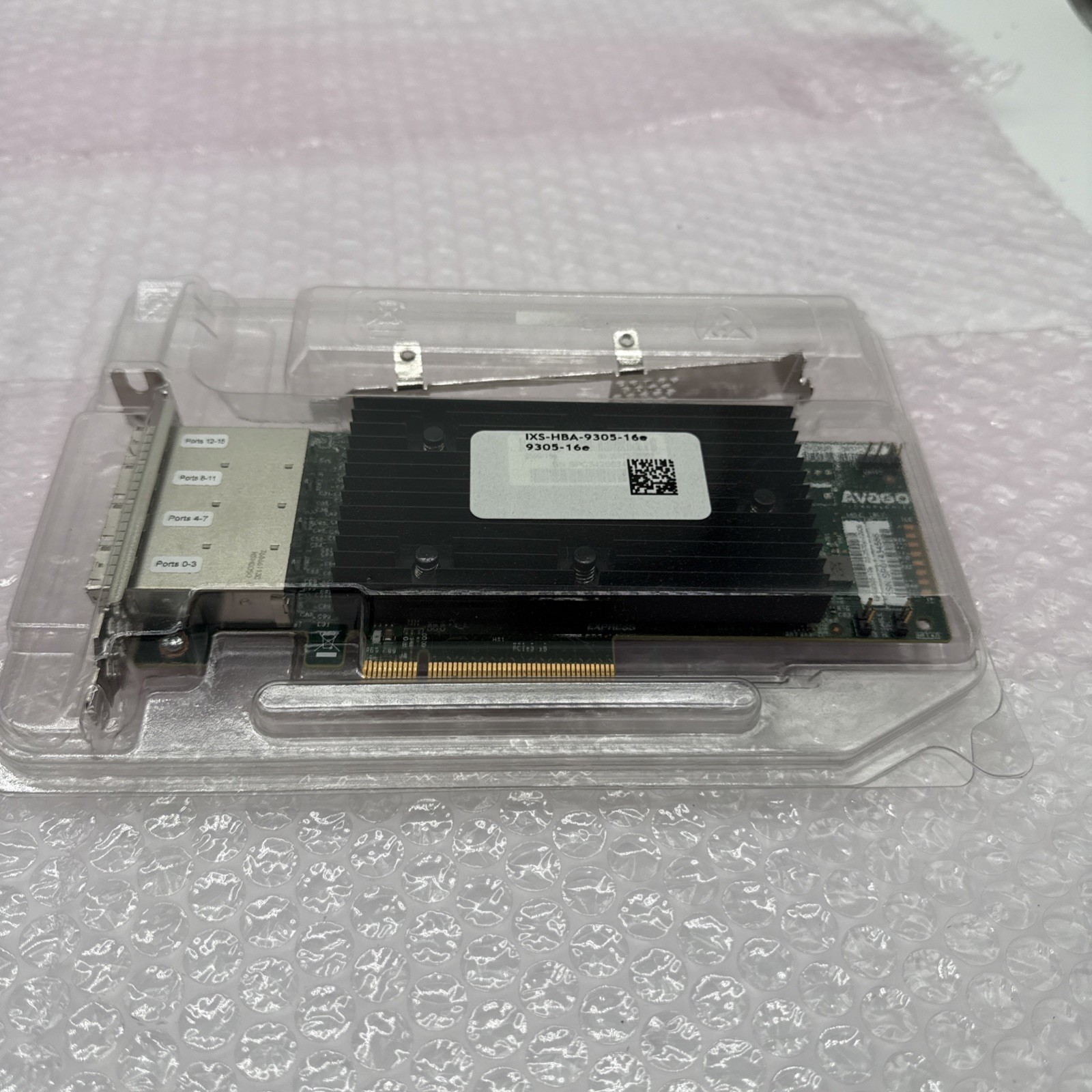Broadcom LSI 9305-16e 12Gbps SAS-3 PCIe x8 HBA P16 IT mode NOROM ZFS TrueNAS