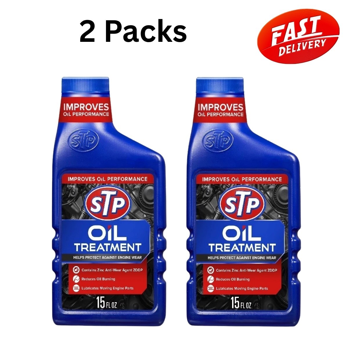 STP High Viscosity Oil Treatment (15 fluid ounces) Pack of 2 STP High Viscosity Oil Treatment (15 fluid ounces) Pack of 2