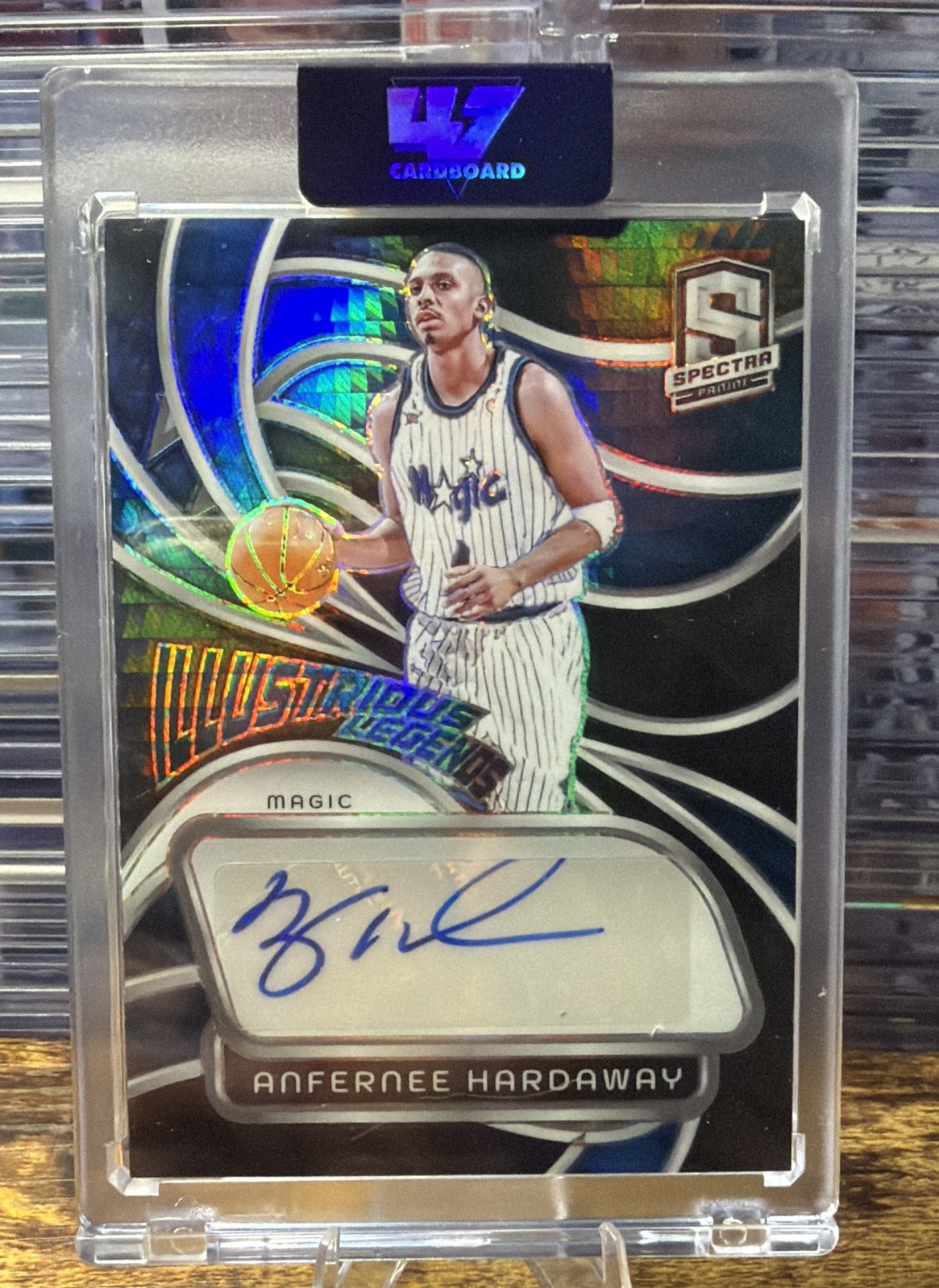 2023-24 Panini Spectra Illustrious Legends Signatures Anfernee Hardaway 10/10 AU