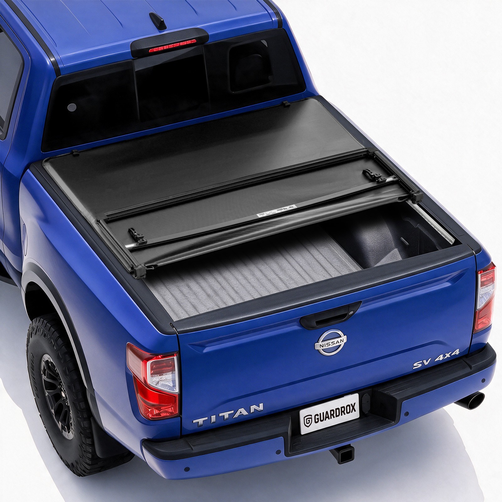 5.5FT Soft Tri-Fold Tonneau Cover for 04-15 Nissan Titan Truck Bed Cover