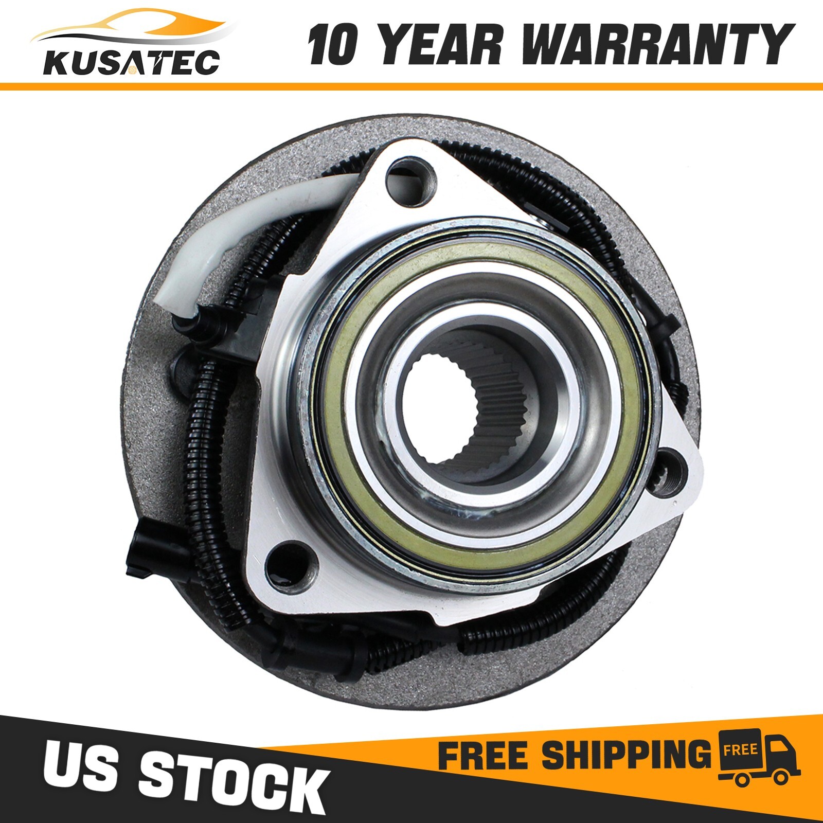 Front Wheel Bearing Hub Assembly For 2000 2001 2002 2003 Ford F-150 F150 w/ABS