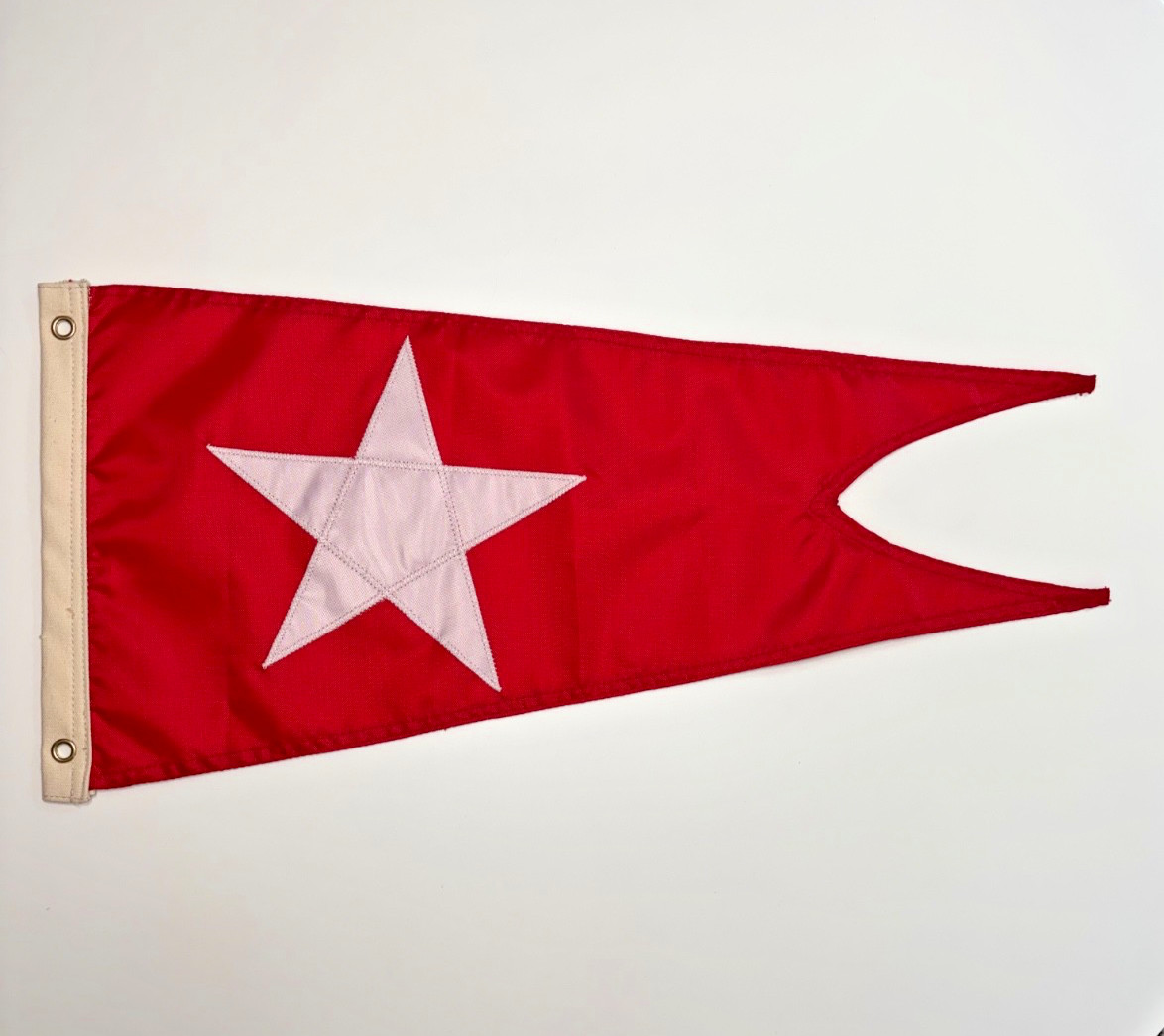 Vintage White Star Line Titanic Pennant Flag 11 Vintage White Star Line Titanic Pennant Flag 11