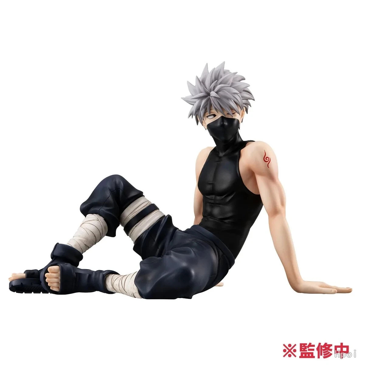 Kakashi Hatake Sitting Figure 9cm Naruto Shippuden Tenohira PVC Statue