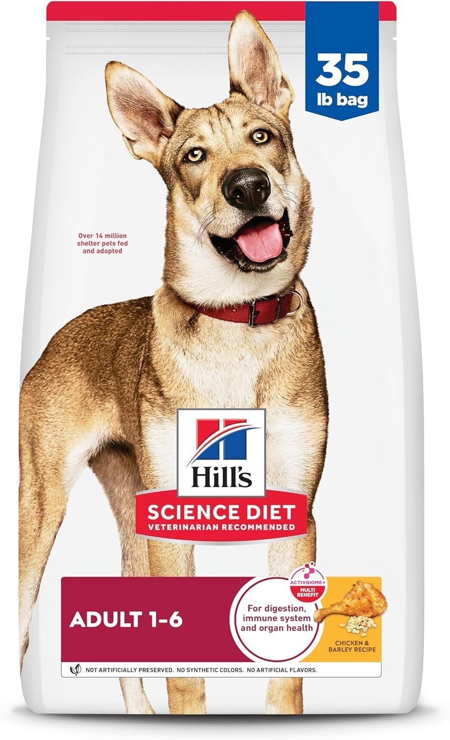 Hill's Science Diet Adult Dry Dog Food - Chicken & Barley 35Lb