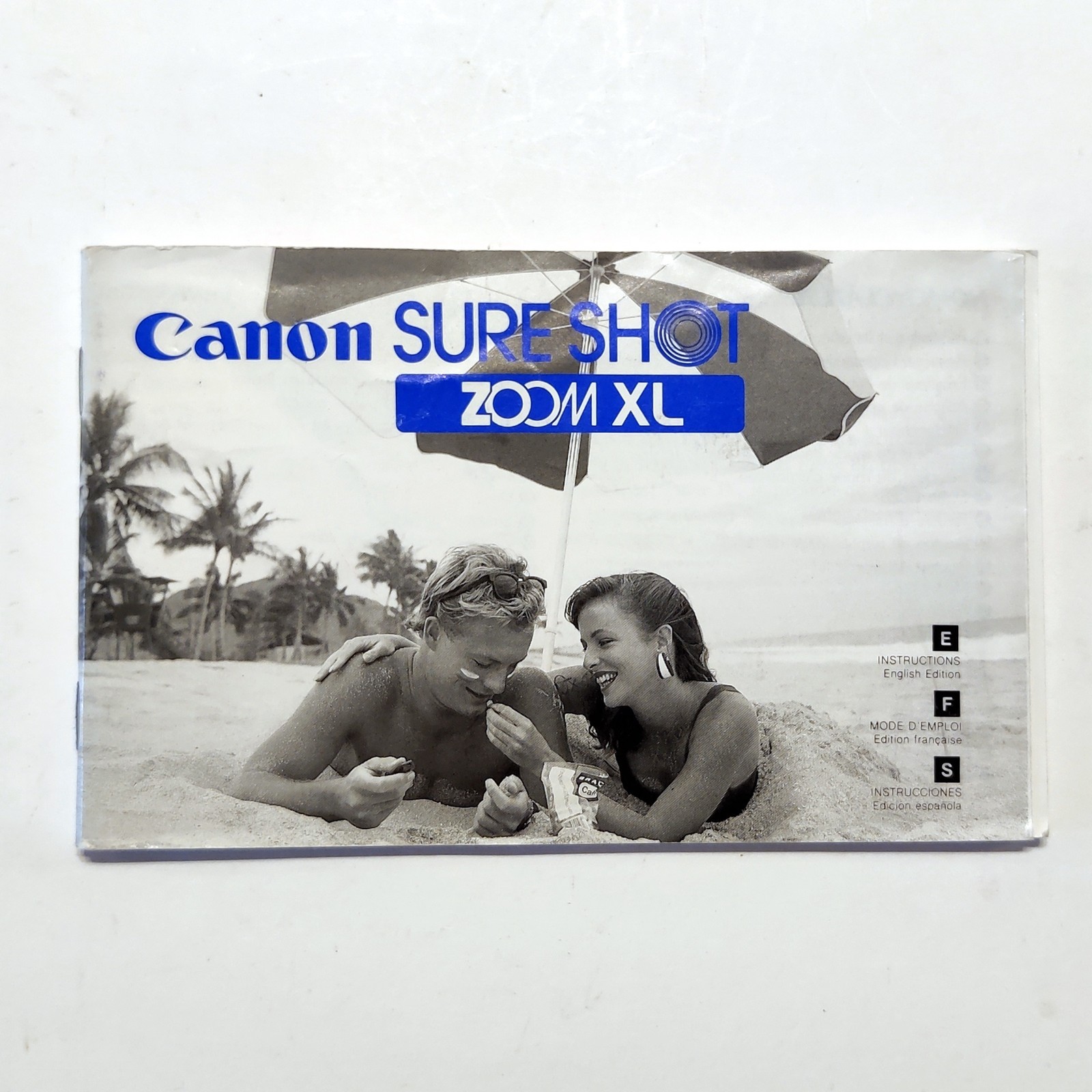Canon Sure-Shot Zoom XL Manual - Original - 1989 Canon Sure-Shot Zoom XL Manual - Original - 1989
