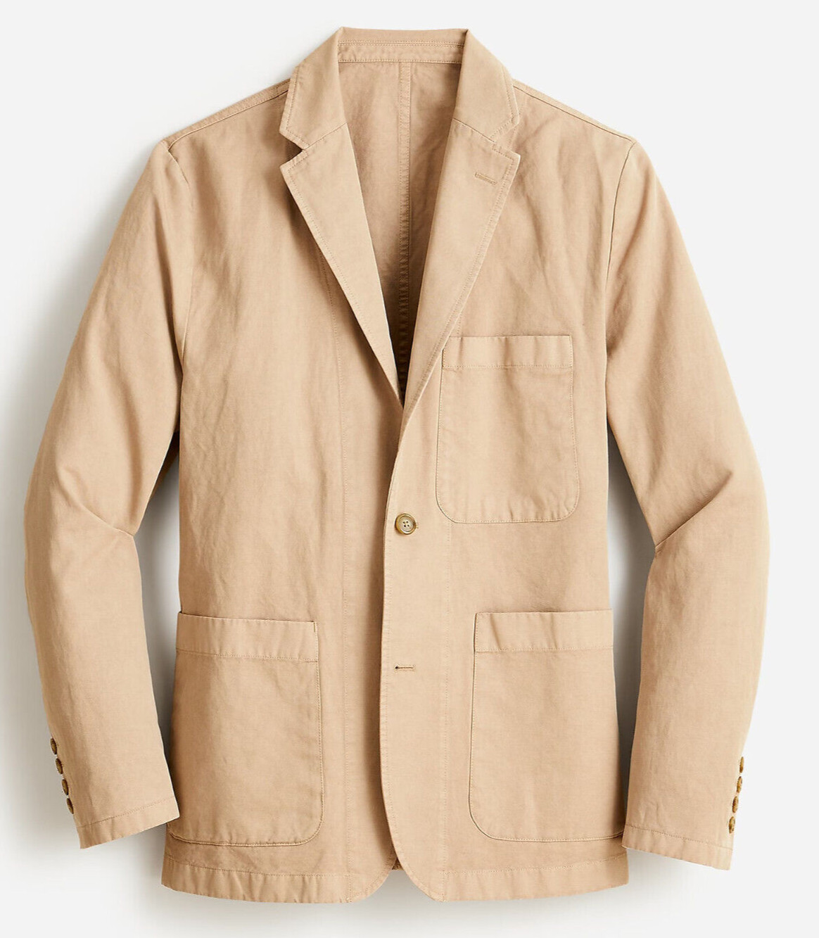 NWT $178 J Crew Garment Dyed Cotton-Linen Chino Suit Jacket in Khaki Tan 36 NWT $178 J Crew Garment Dyed Cotton-Linen Chino Suit Jacket in Khaki Tan 36