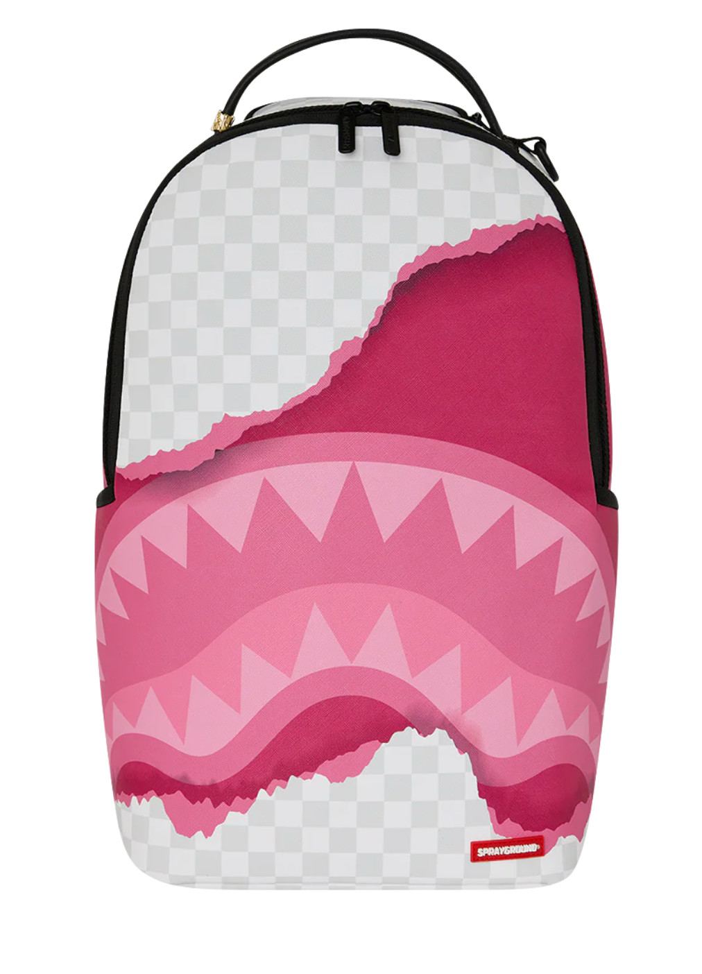 SPRAYGROUND UNMASKED BACKPACK - Pink Tear Sharks in Paris Bag - Limited Edition