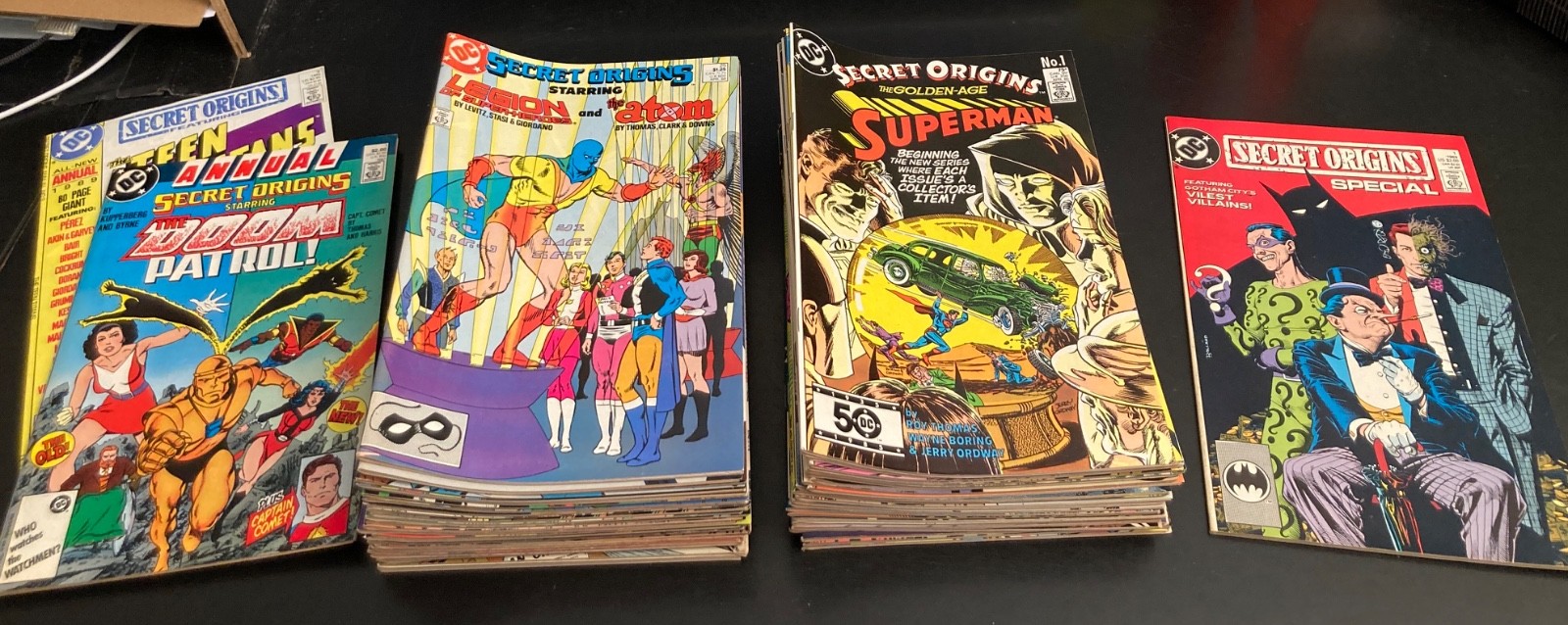 DC SECRET ORIGINS (1986) #1-50 *Complete Set* + 2 Annuals + Special