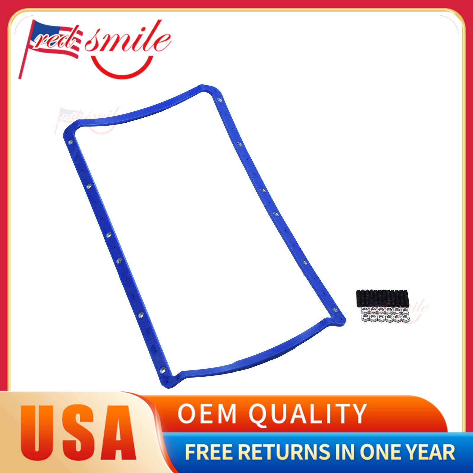 Oil Pan Gasket Rubber w/Steel Core For Ford Int/Powerstroke 7.3L T444E 27293 USA