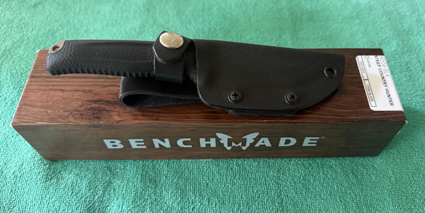 Benchmade 15008-BLK Steep Country hunter Fixed Blade Hunting Knife Benchmade 15008-BLK Steep Country hunter Fixed Blade Hunting Knife