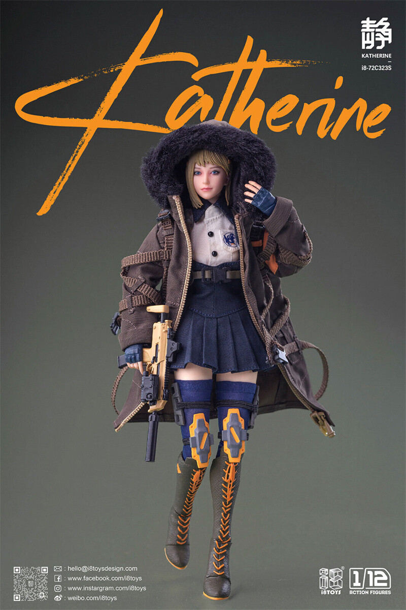 IN STOCK i8 Toys 1/12 Katherine 72C323S DELUXE Serene Hound Troop 6\'\' Figure Toy