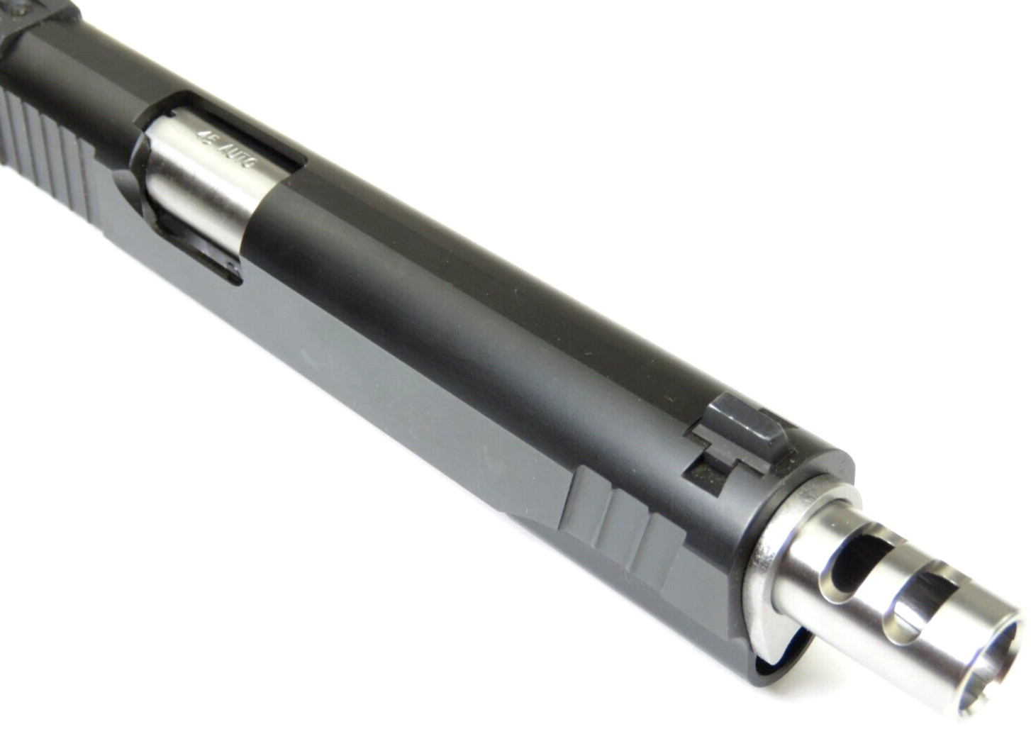 EXTENDED & PORTED 1911 .45 ACP Stainless MATCH GRADE Government 5.9\