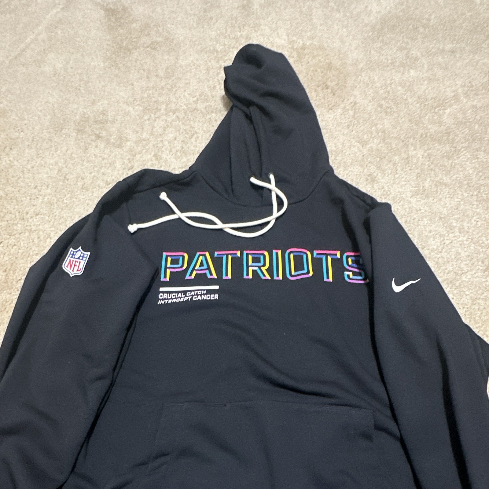 New England Patriots 2025 Crucial Catch Hoodie Xl New Era NFL