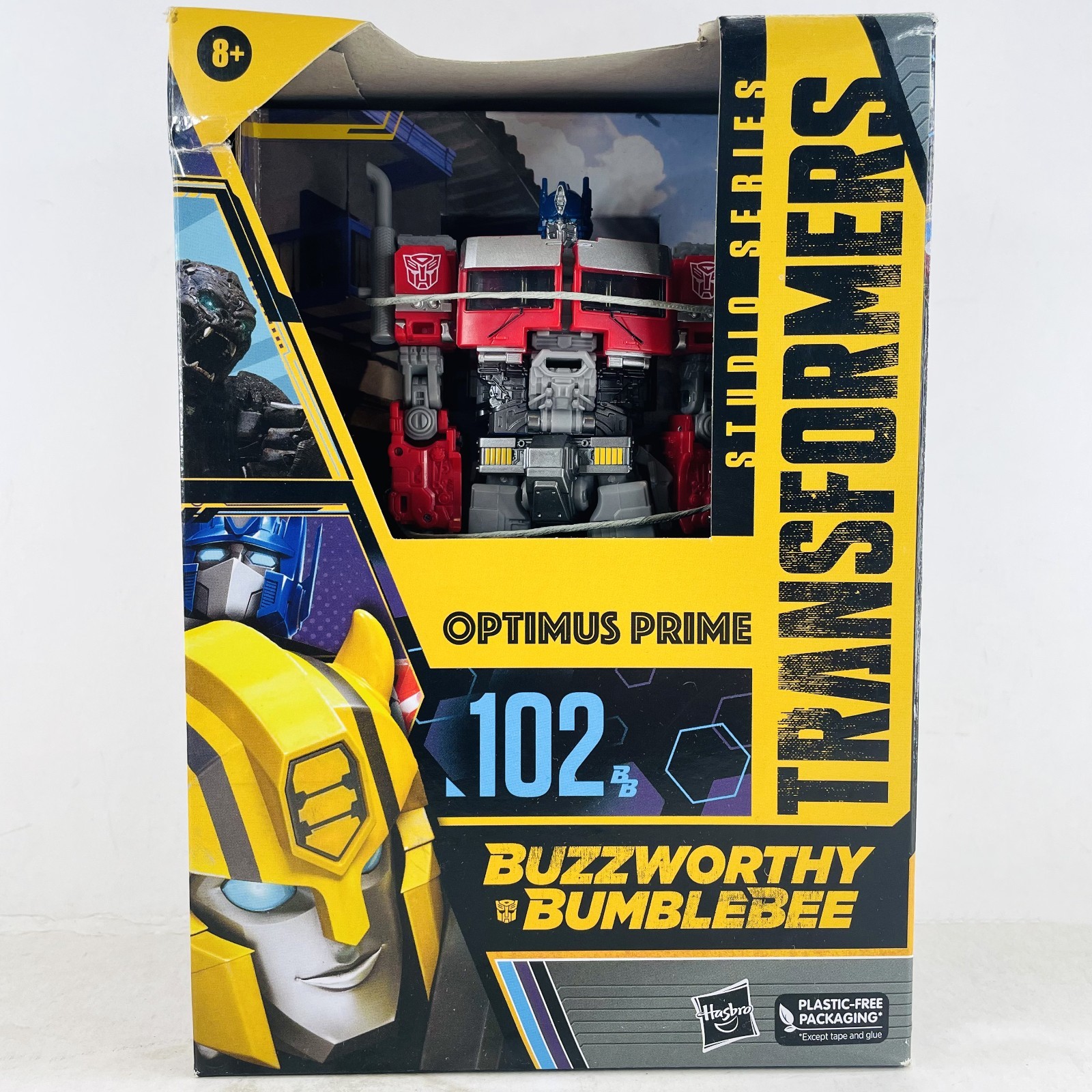 Hasbro Transformers Buzzworthy Bumblebee Studio Series Optimus Prime #102 Figure