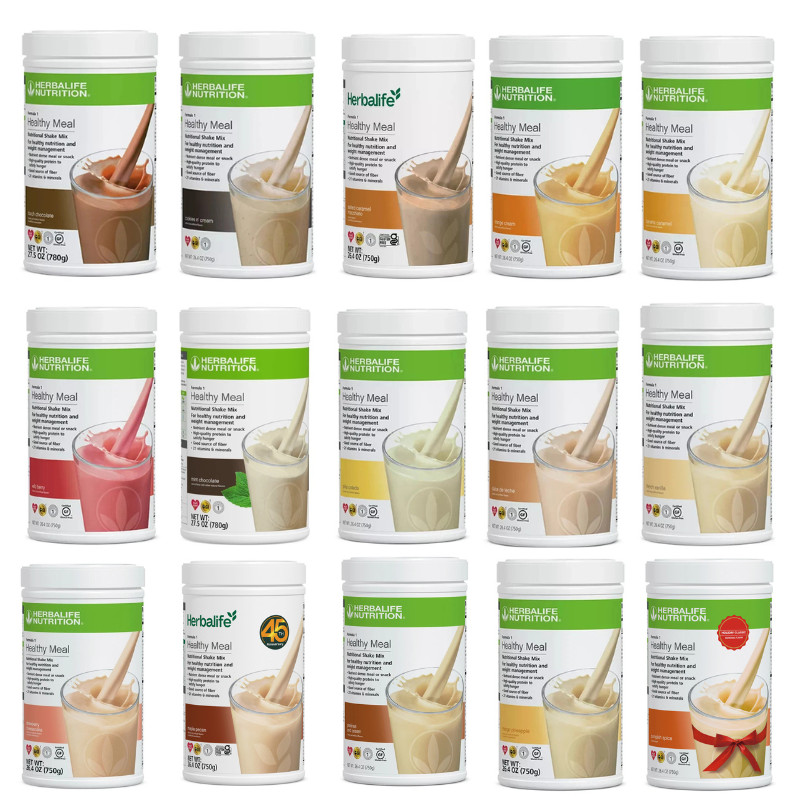 HERBALIFE FORMULA 1 Healthy Meal Nutritional Shake Mix 750g All Flavors-From USA