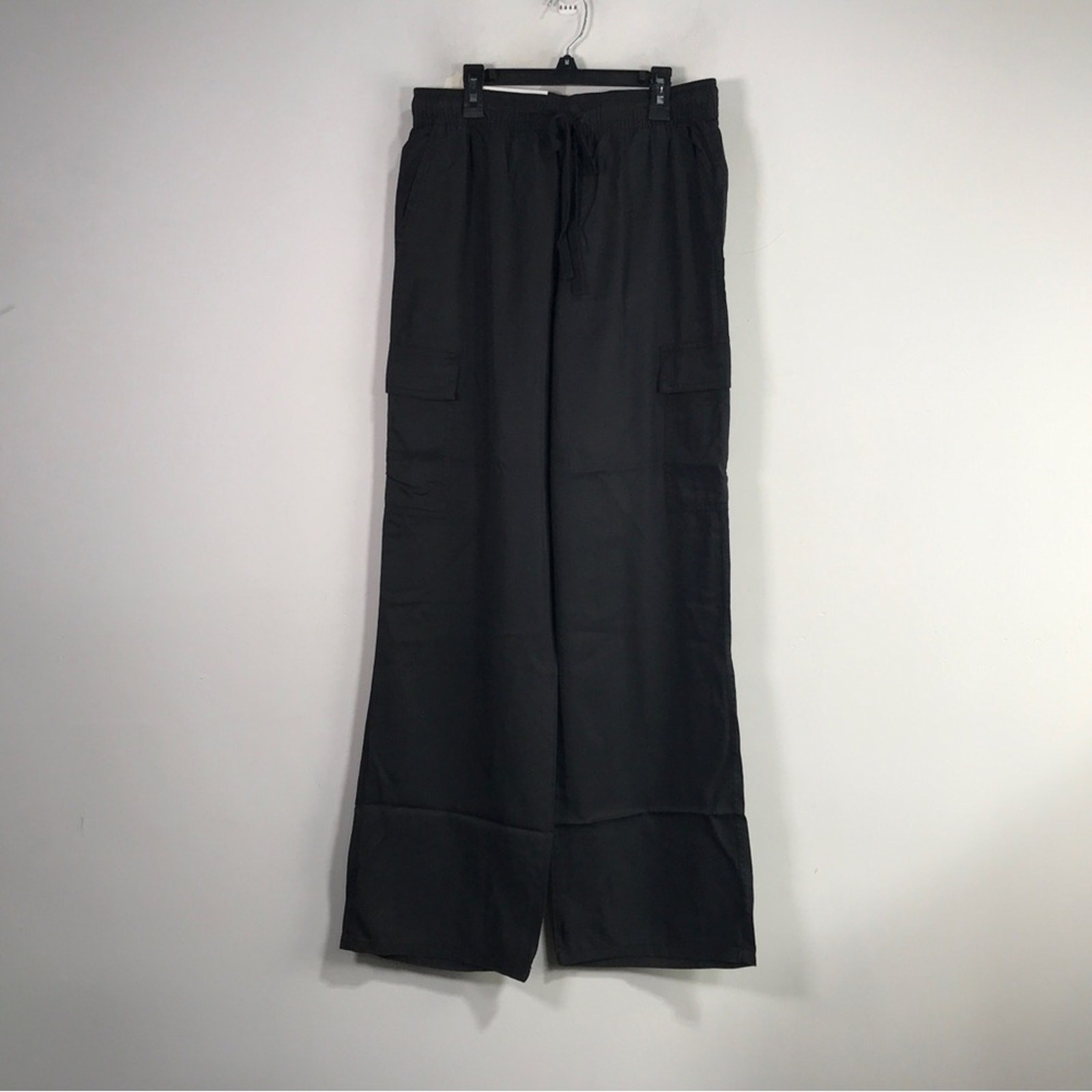 Social Standard Caravan Pull-On Relaxed Cargo Pant, Women\'s Size M Washed Black