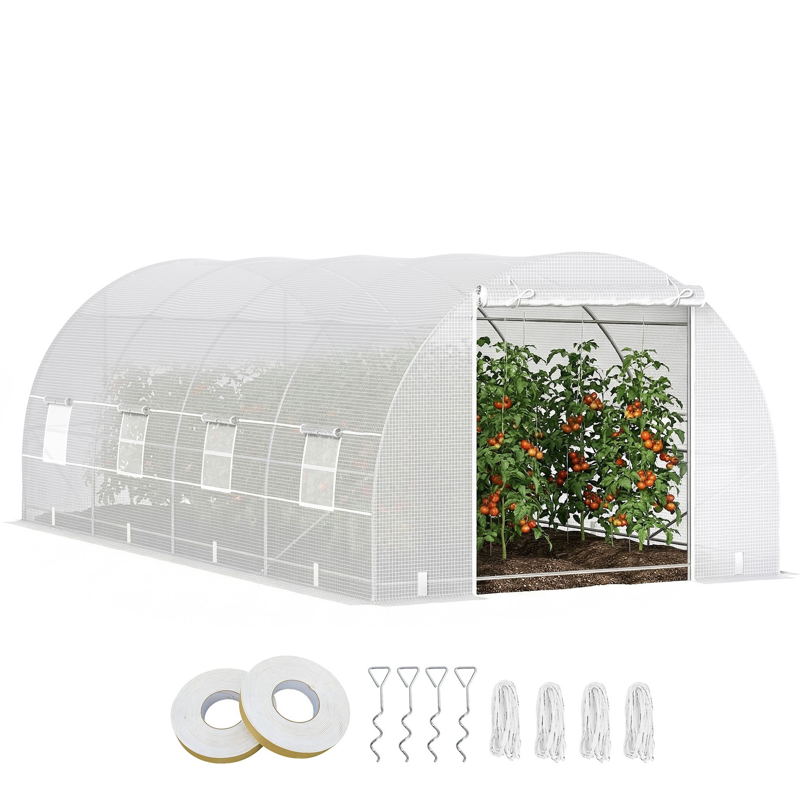 20x10x7ft Heavy Duty Walk-in Greenhouse Outdoor Plant Vegetables Grow