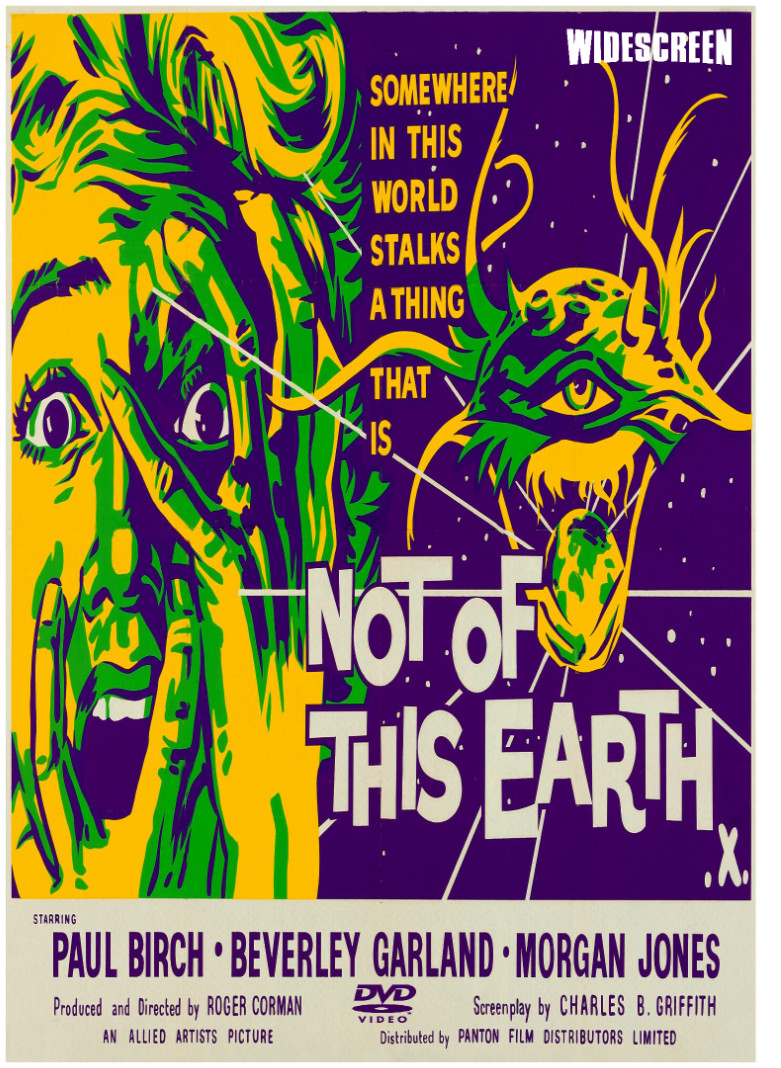 Not of This Earth  1957 DVD Sci-Fi  Widescreen Paul Birch  Beverly Garland