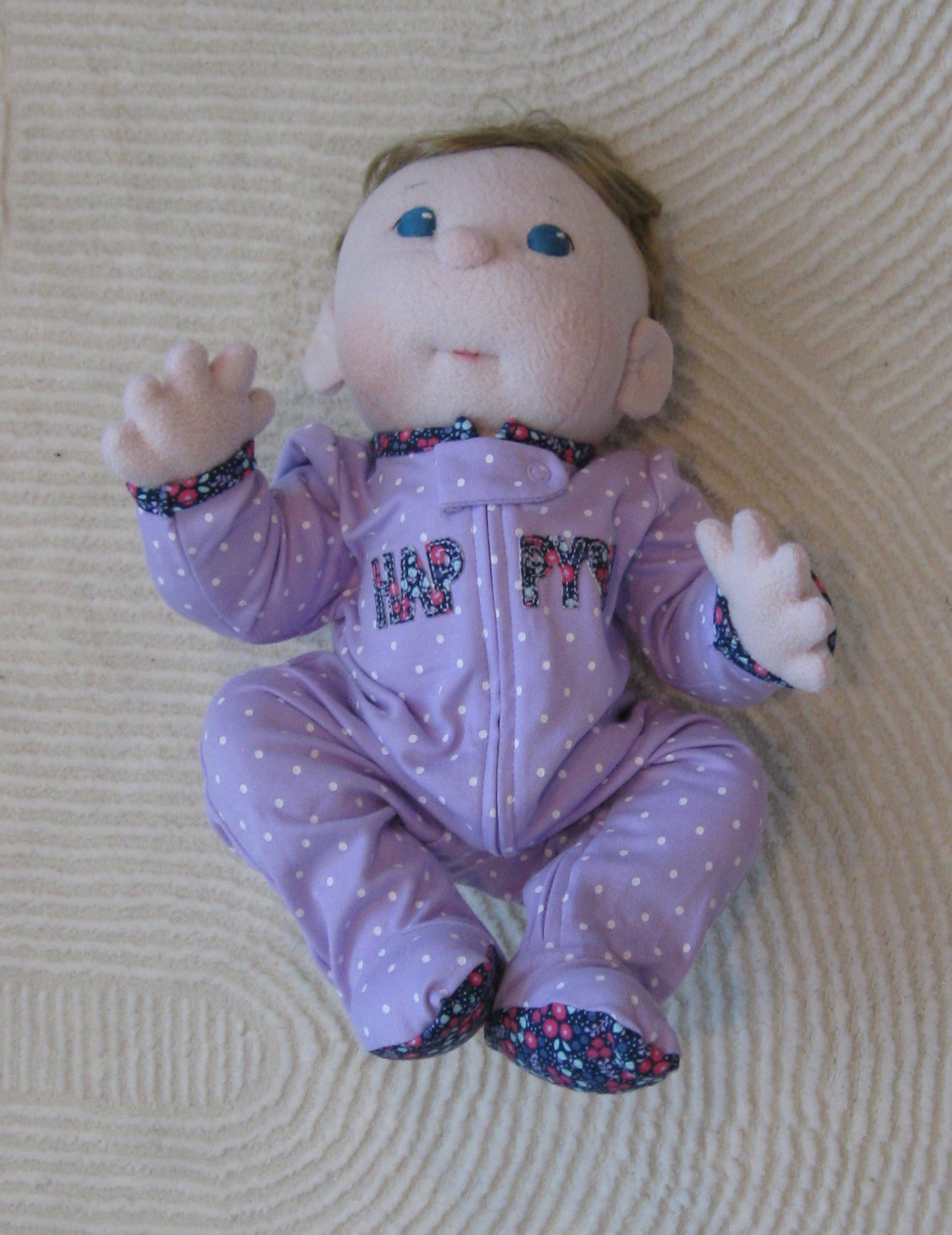 Frettas Loveable Dolls Cookie Dough Baby 15 inch 2018 Canada jointed OOAK cloth