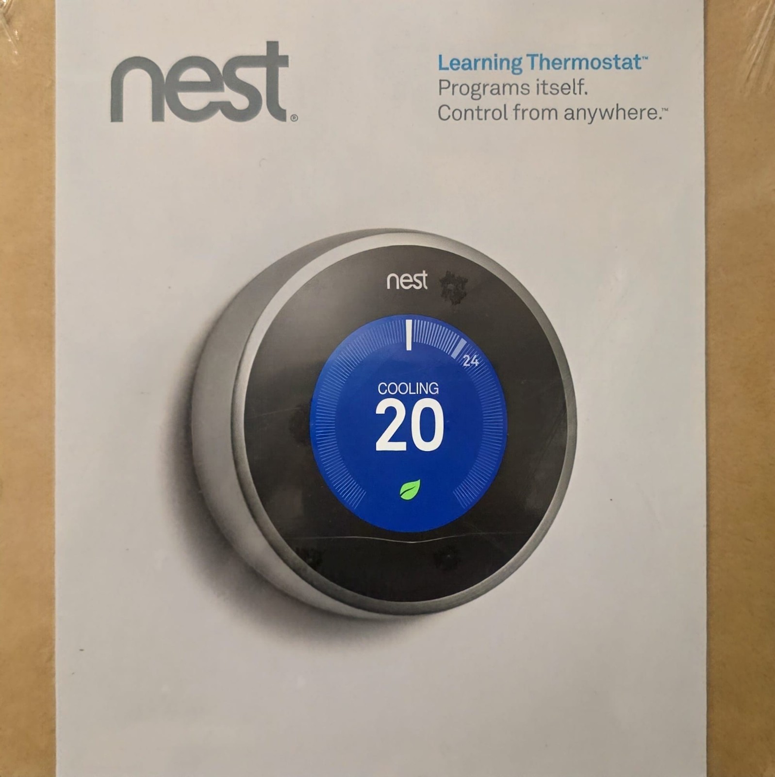 Nest T200577 Learning Thermostat (2nd Generation) Stainless Steel open box Nest T200577 Learning Thermostat (2nd Generation) Stainless Steel open box